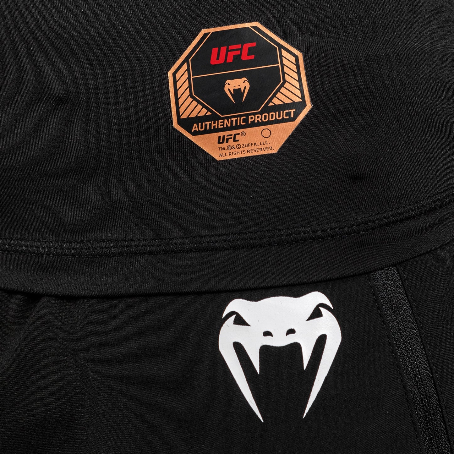 UFC Adrenaline by Venum Fight Week Rashguard a manica lunga Performance da Uomo - Nero
