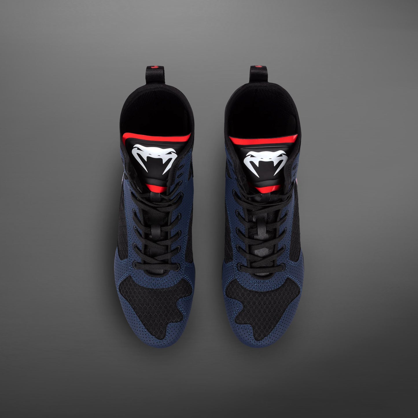 Venum Elite Scarpe da boxe - Navy/Nero/Rosso