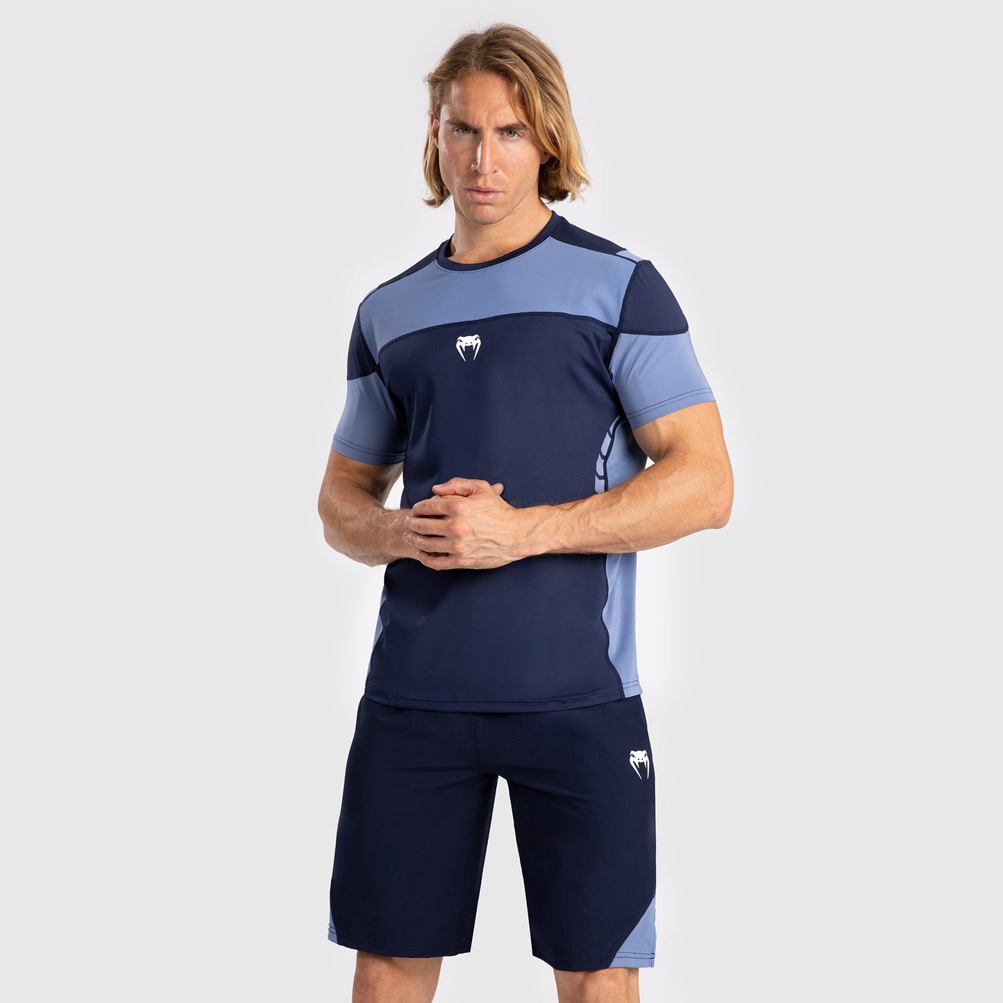 Venum Tempest Maglietta da Uomo Dry-Tech - Blu Navy/Blu