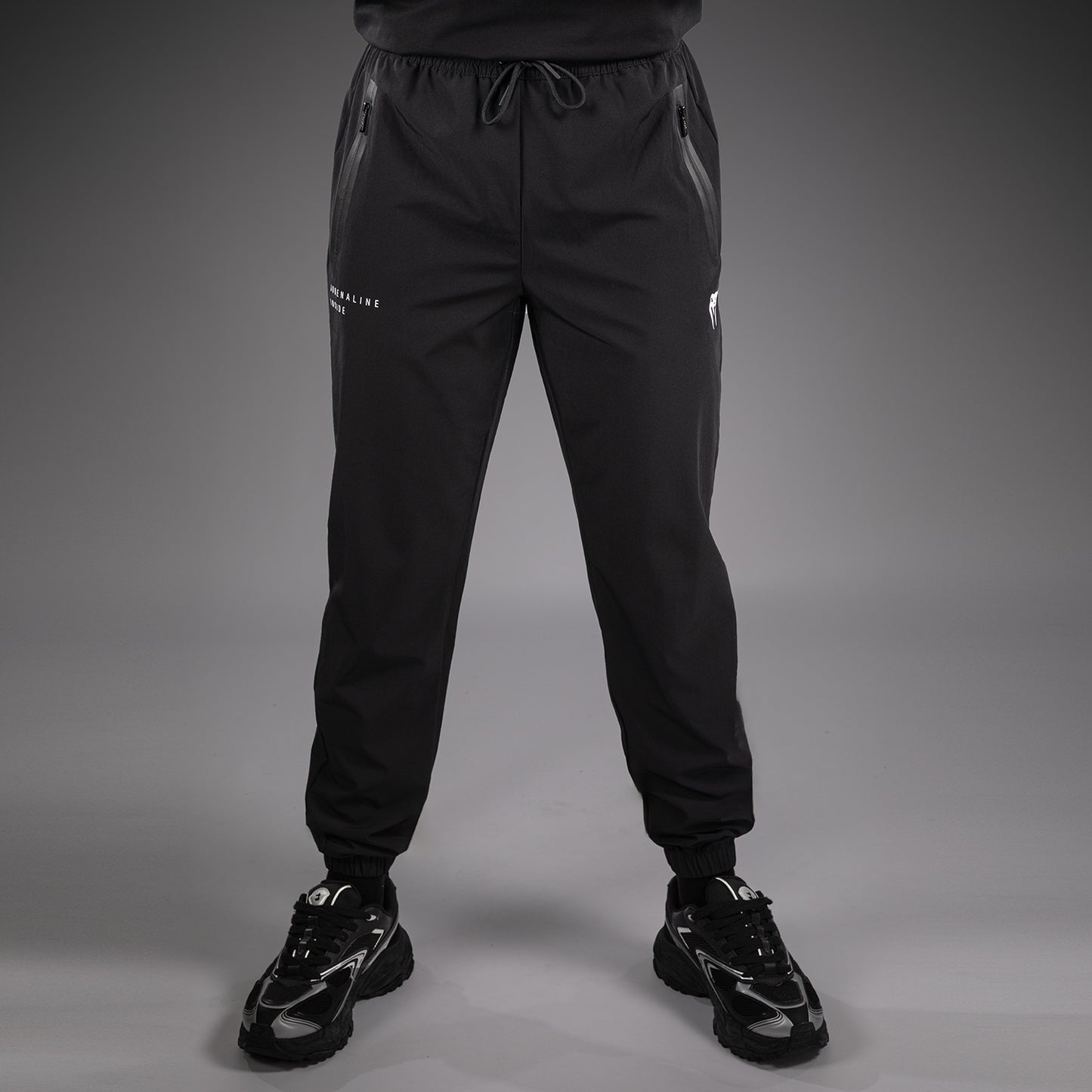 Venum Adrenaline Pantaloni da allenamento – Nero/Grigio Argento