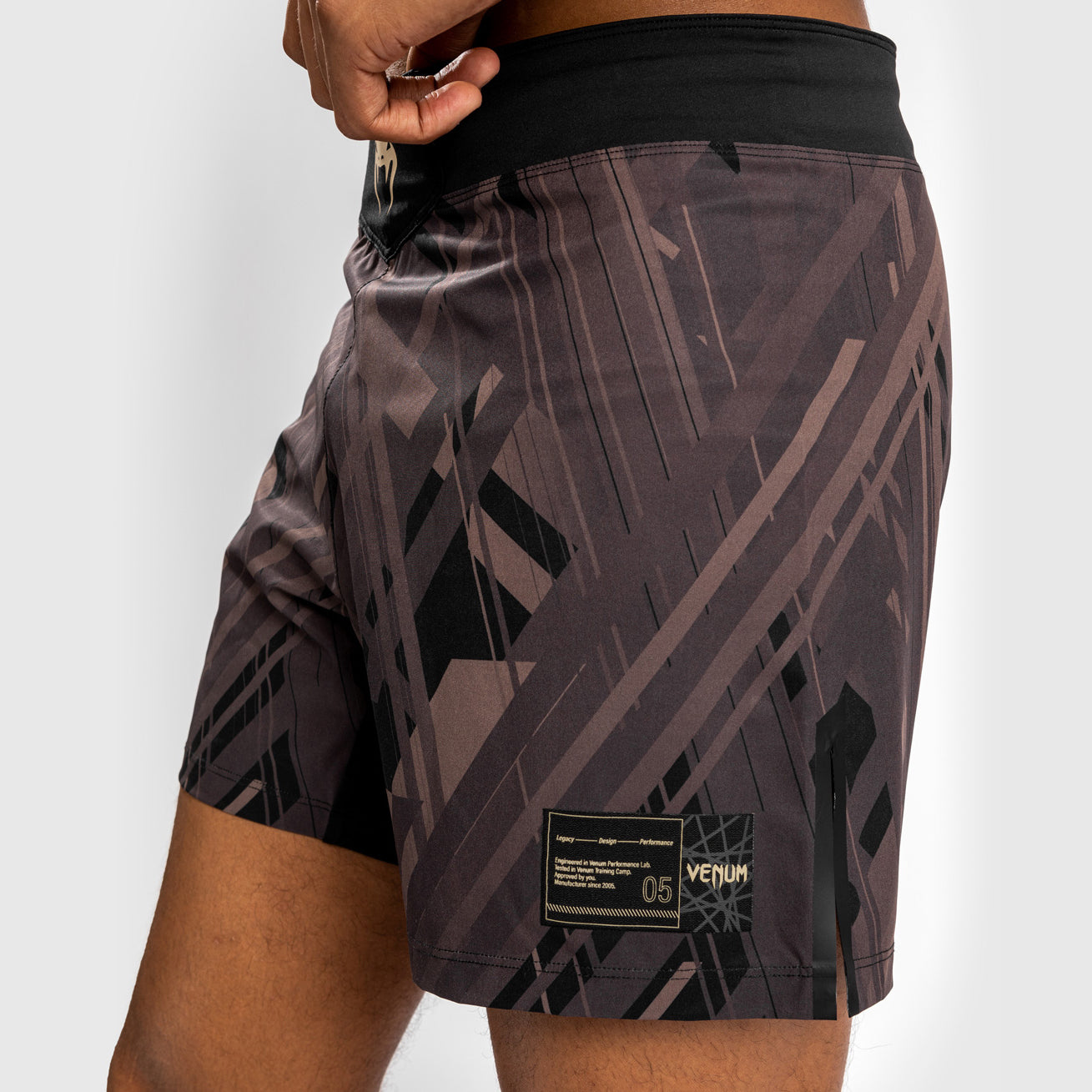Venum Tecmo 2.0 Pantaloncini da combattimento - Nero/Marrone