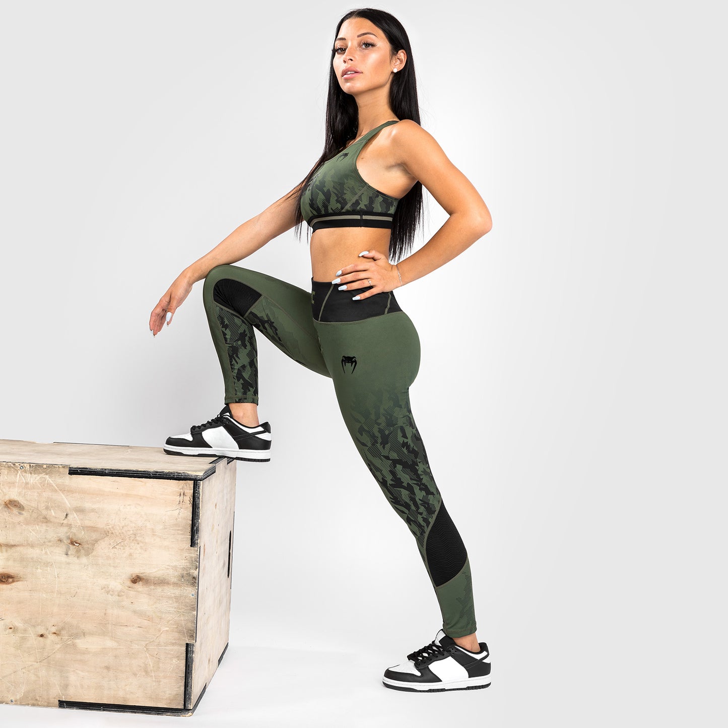 Leggings Donna UFC Venum Authentic Fight Week - Verde