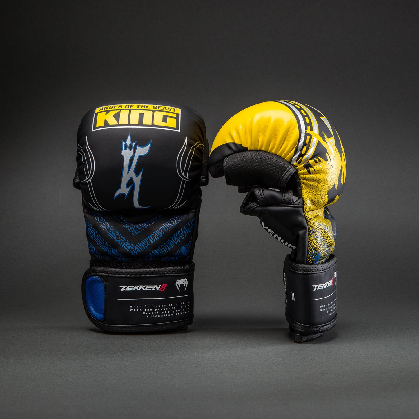 Venum x TEKKEN 8 King Guantoni da Sparring - Nero/Giallo