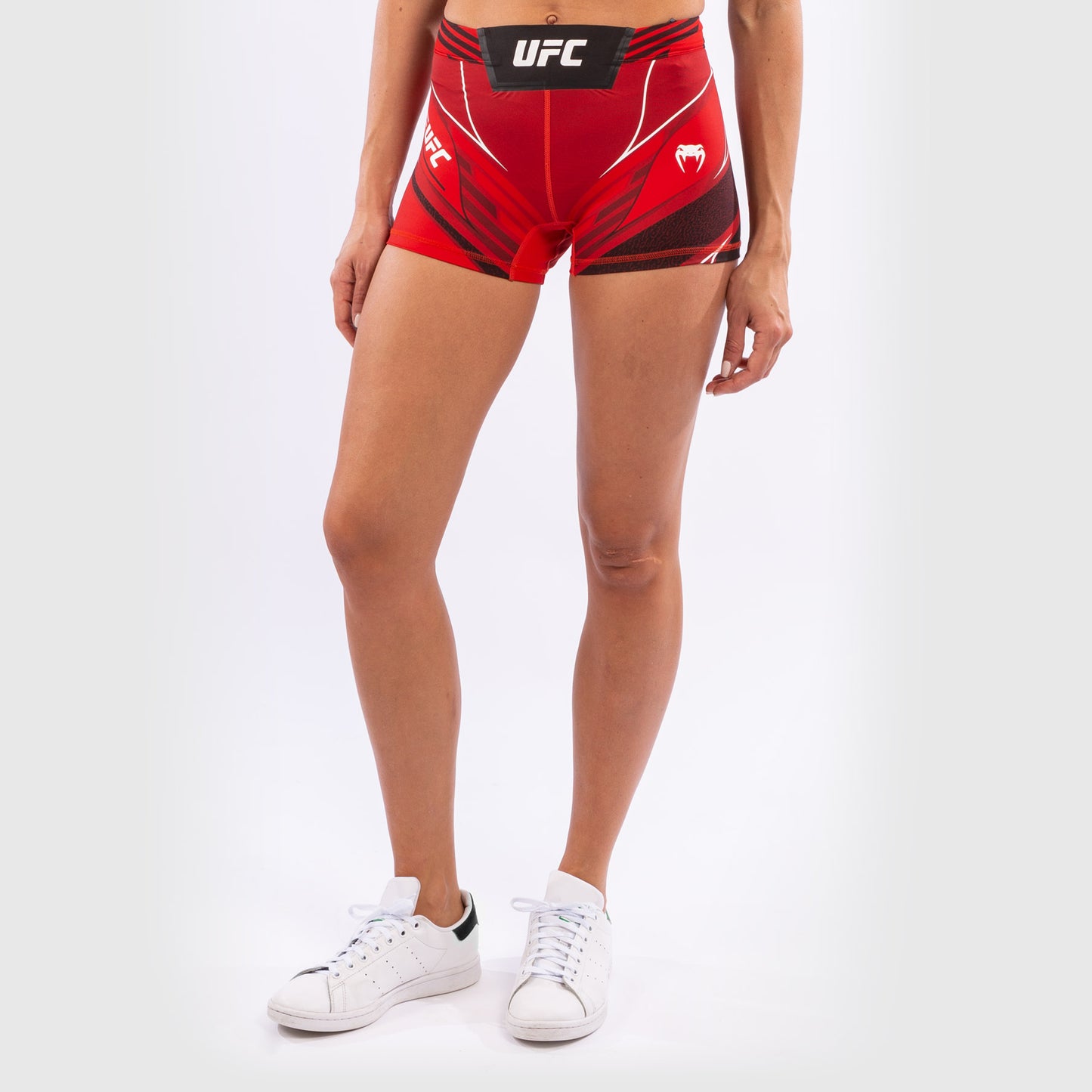 Pantaloncini da Vale Tudo Donna UFC Venum Authentic Fight Night - Vestibilità Corta - Rosso