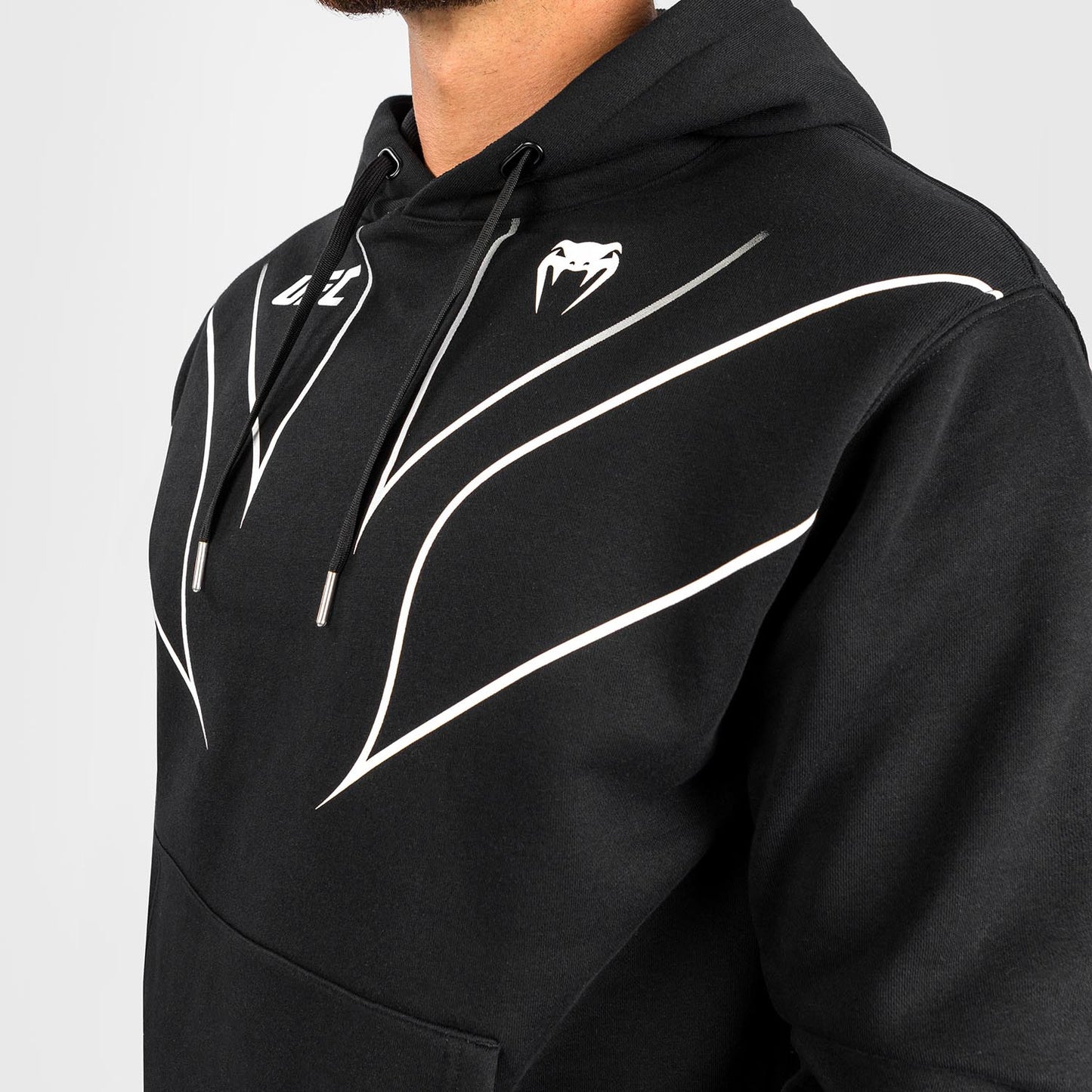 Felpa con cappuccio e zip intera da uomo UFC Venum Replica 2.0 - Nera
