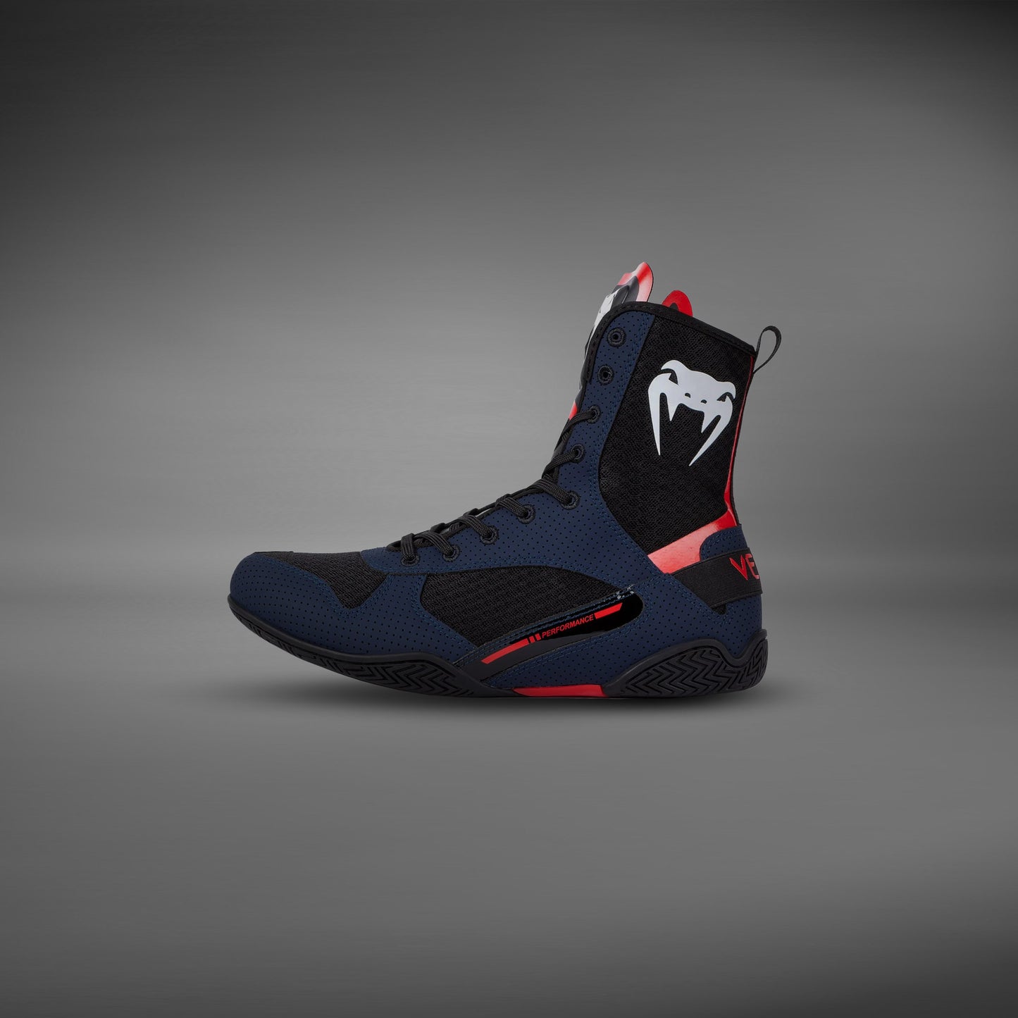 Venum Elite Scarpe da boxe - Navy/Nero/Rosso