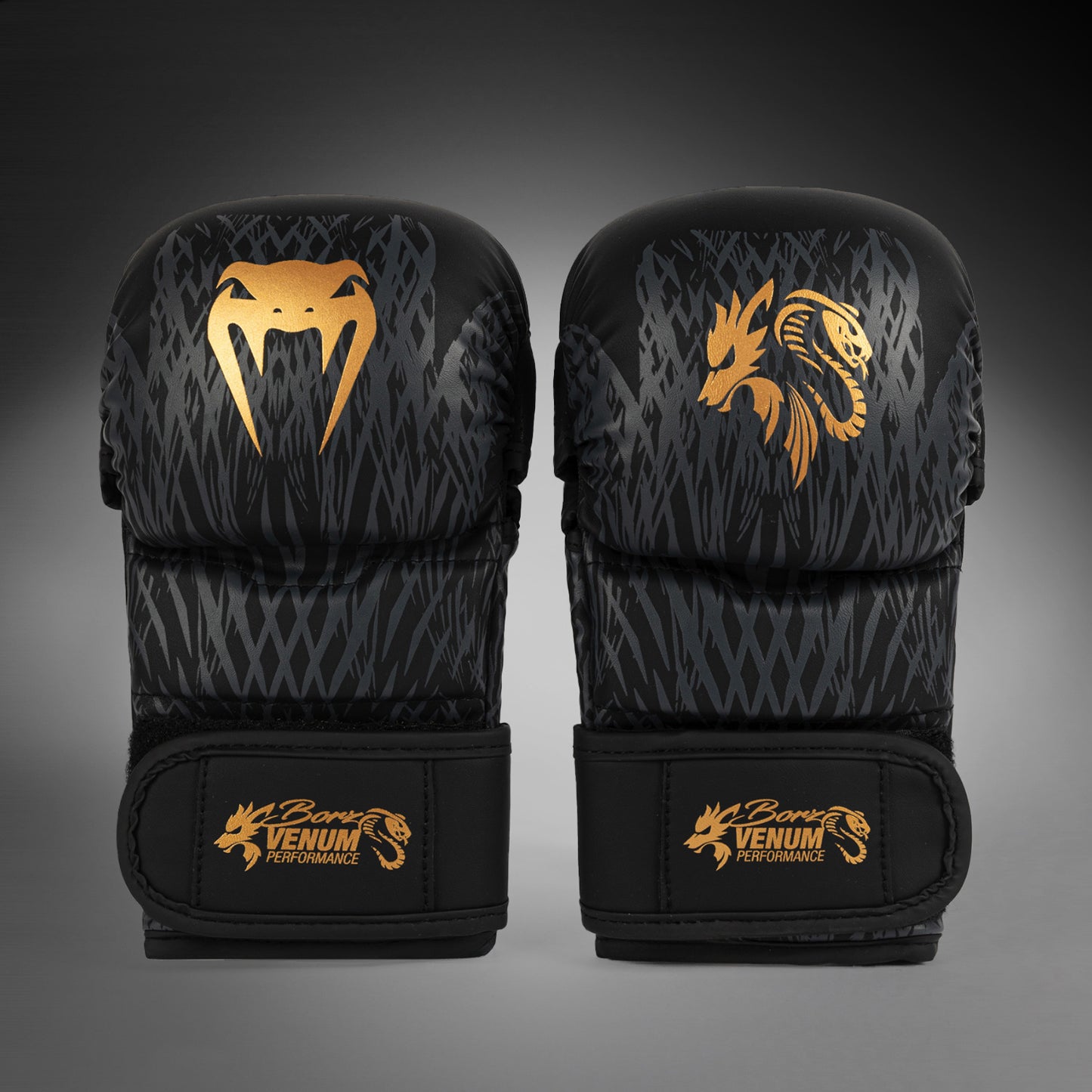 Venum x Chimaev Guanti da Sparring - Nero/Grigio
