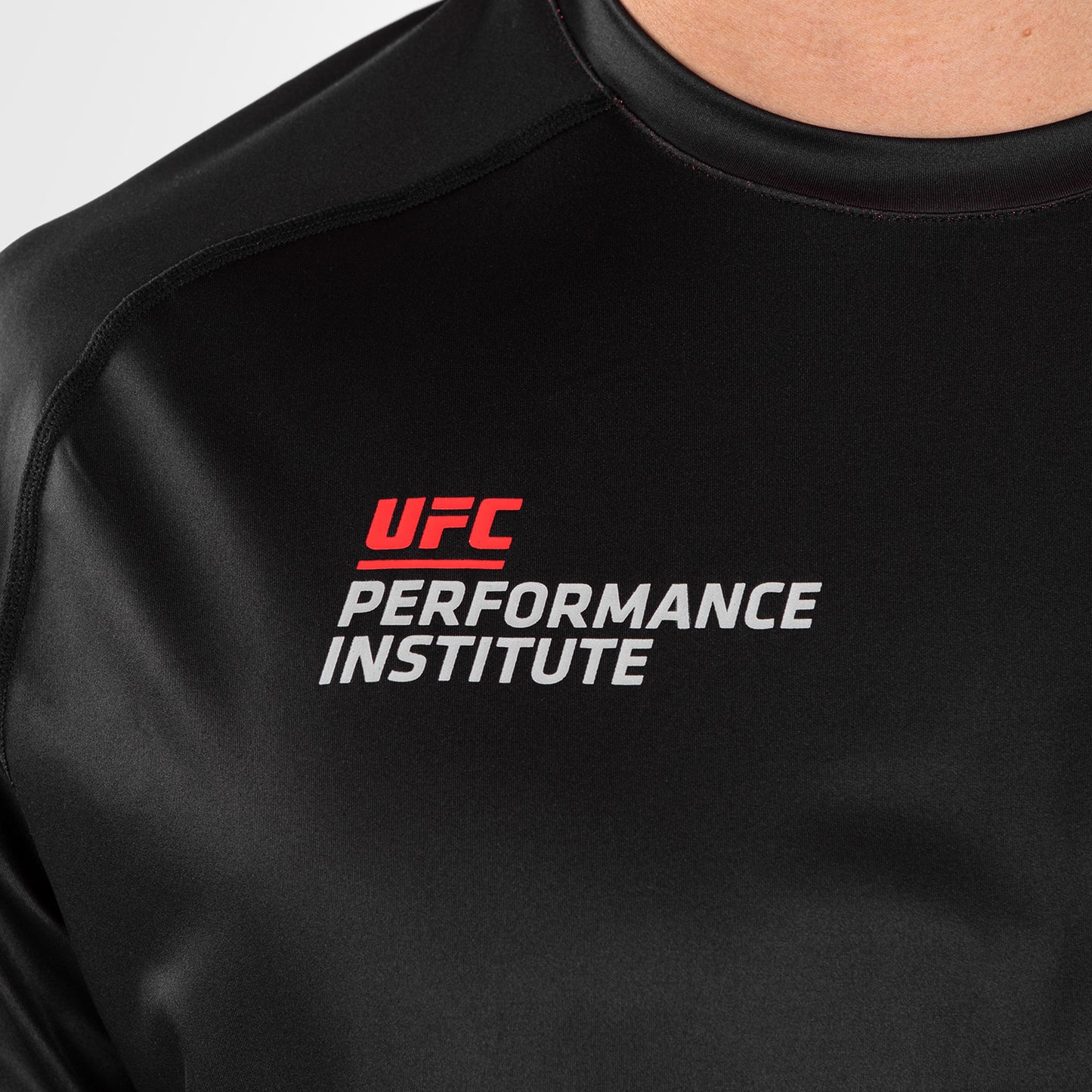 Camicia UFC Venum Performance Institute 2.0 Camicia Dry-Tech da Uomo - Nero/Rosso