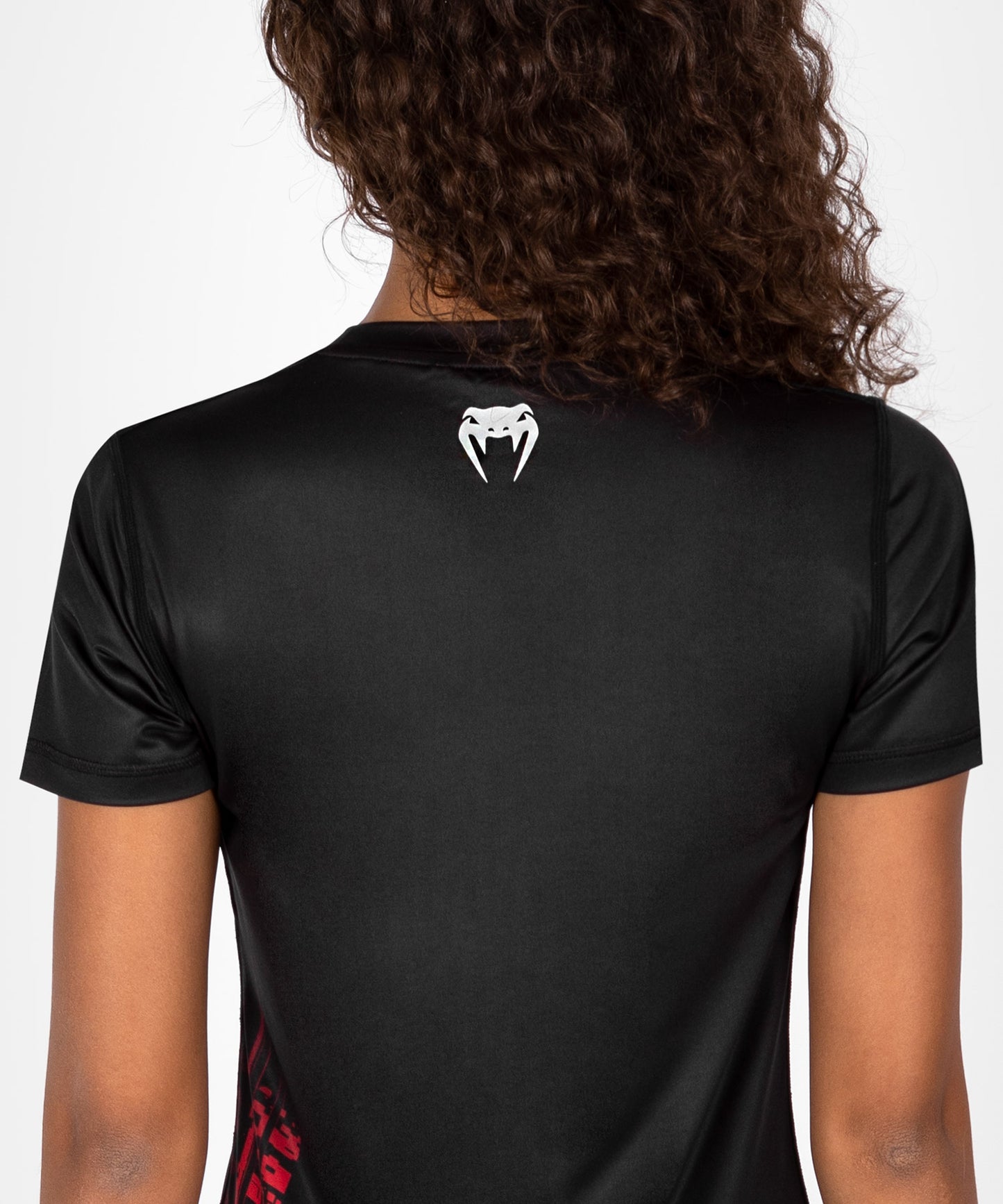 UFC Venum Performance Institute 2.0 Maglietta Dry-Tech da Donna - Nero/Rosso
