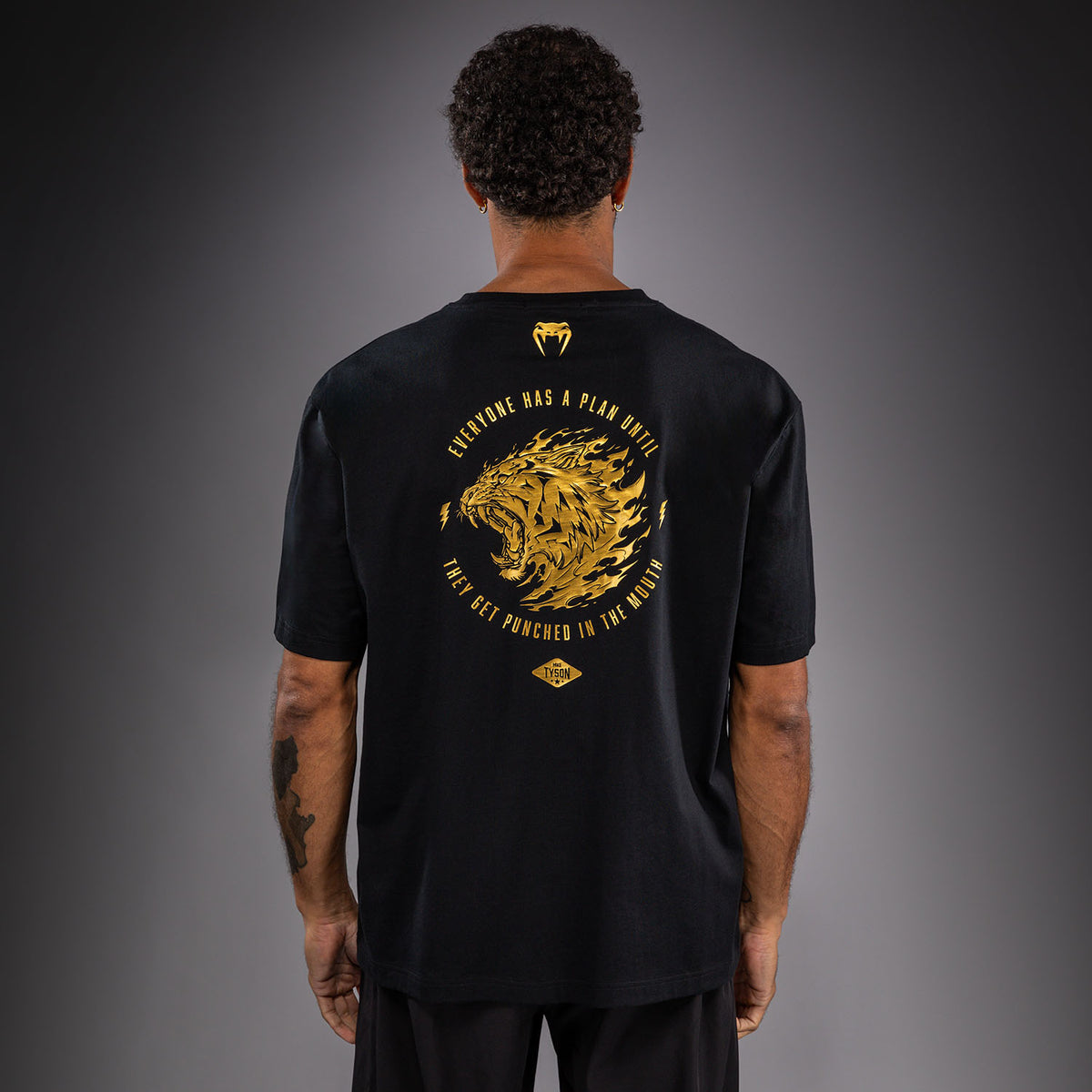 Venum x Mike Tyson Tiger Maglietta - Nero/Oro
