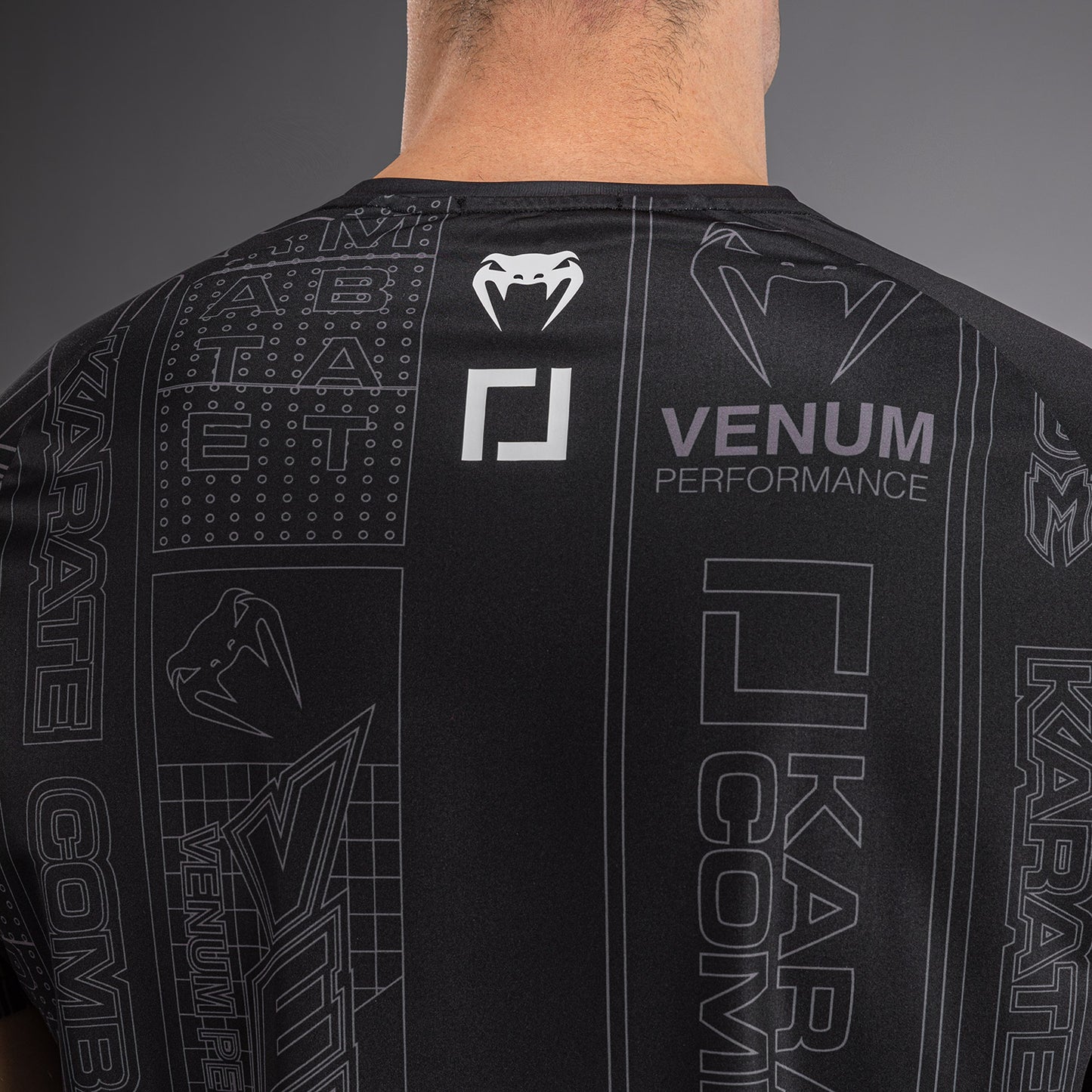 Karate Combat by Venum Maglietta Dry Tech – Nero/Grigio