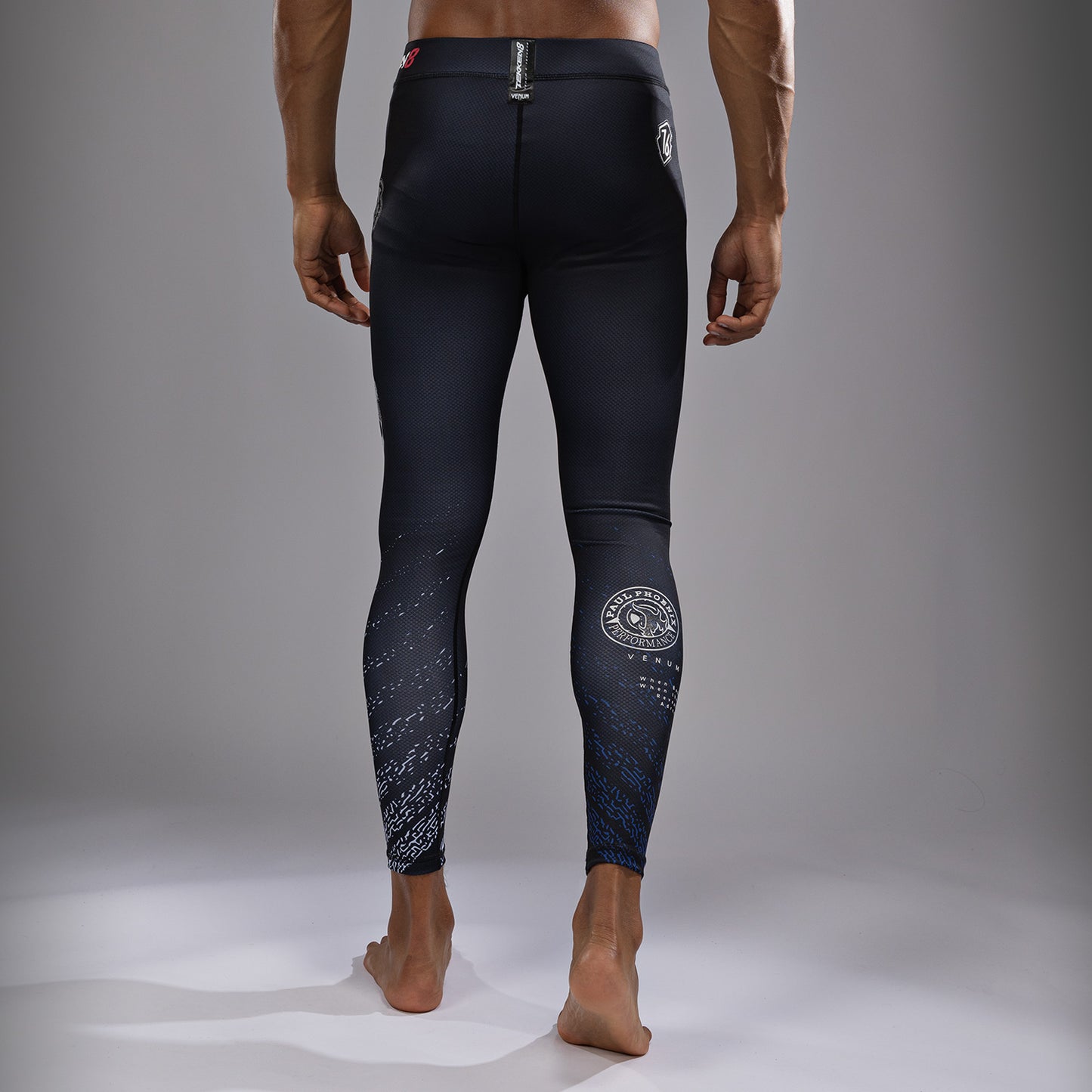 Venum x TEKKEN 8 - Paul Phoenix Pantaloni a compressione - Nero/Blu