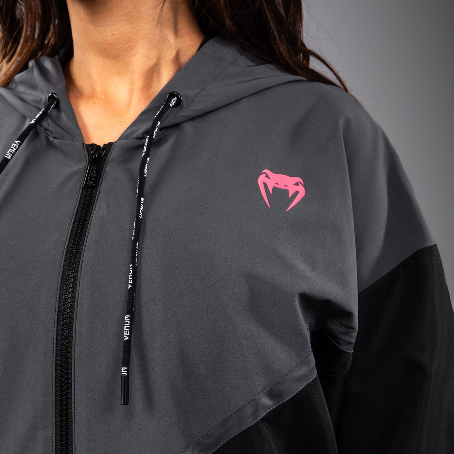 Venum Tactical XT Giacca da ginnastica da donna - Nero/Grigio Tempesta