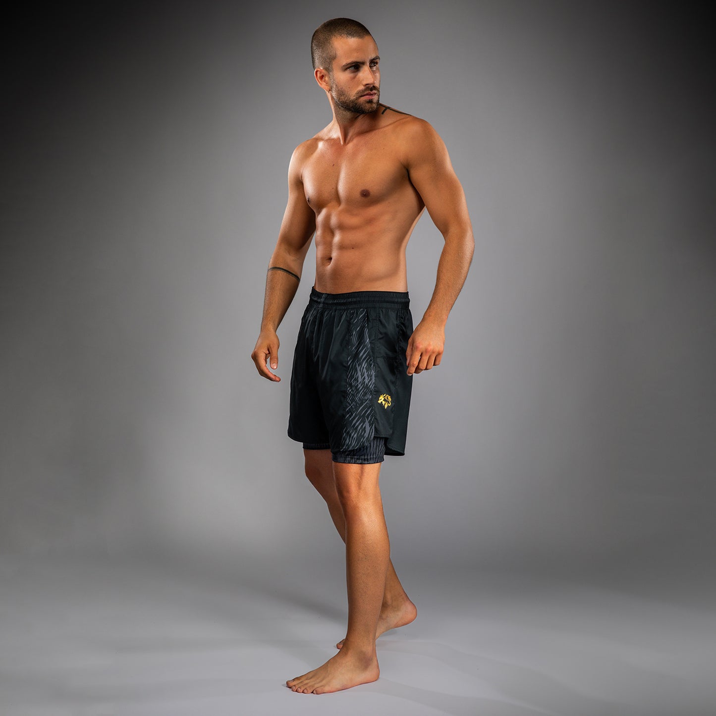 Venum x Chimaev Pantaloncini da Allenamento - Nero/Grigio