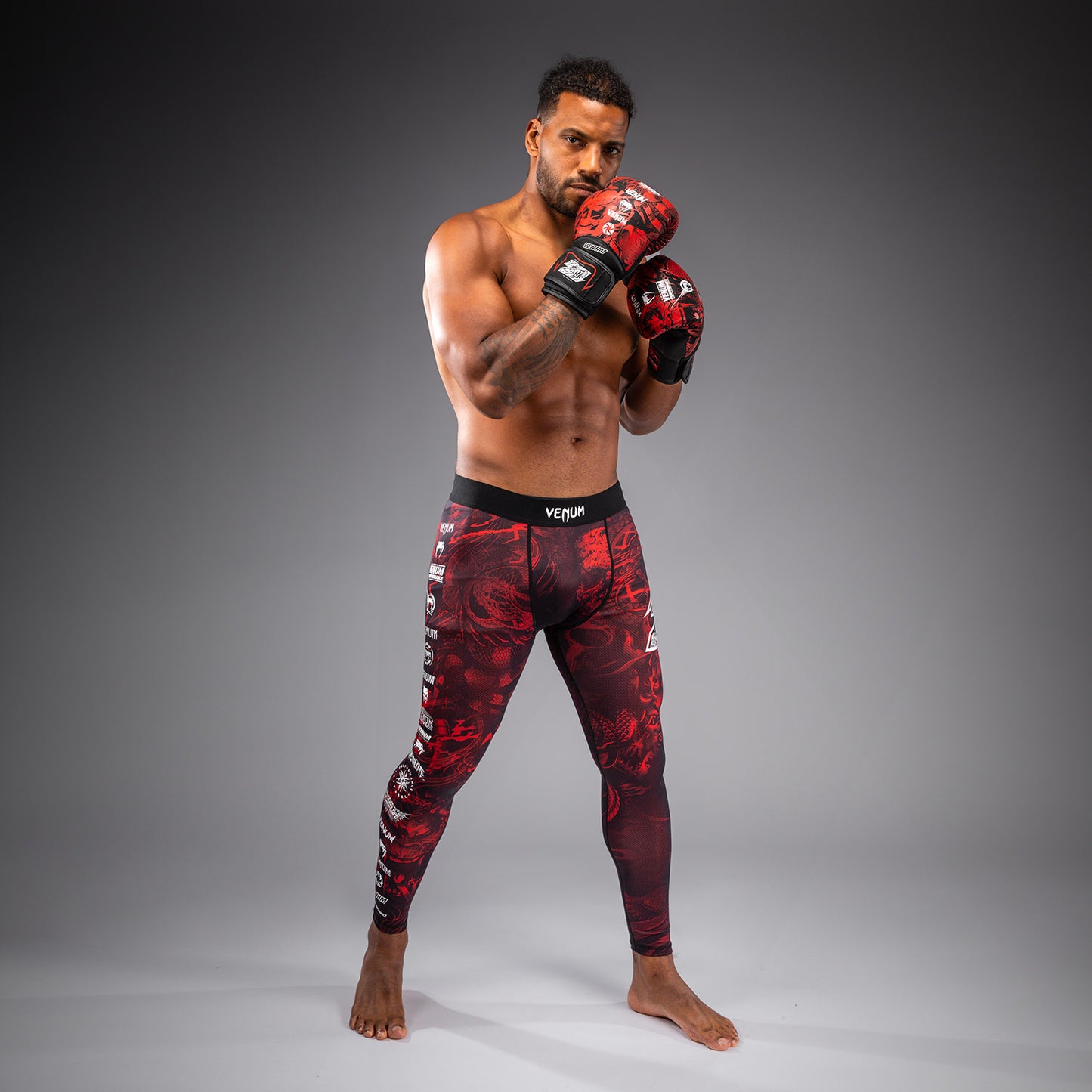 Venum 20th Anniversary Spats - Nero/Rosso