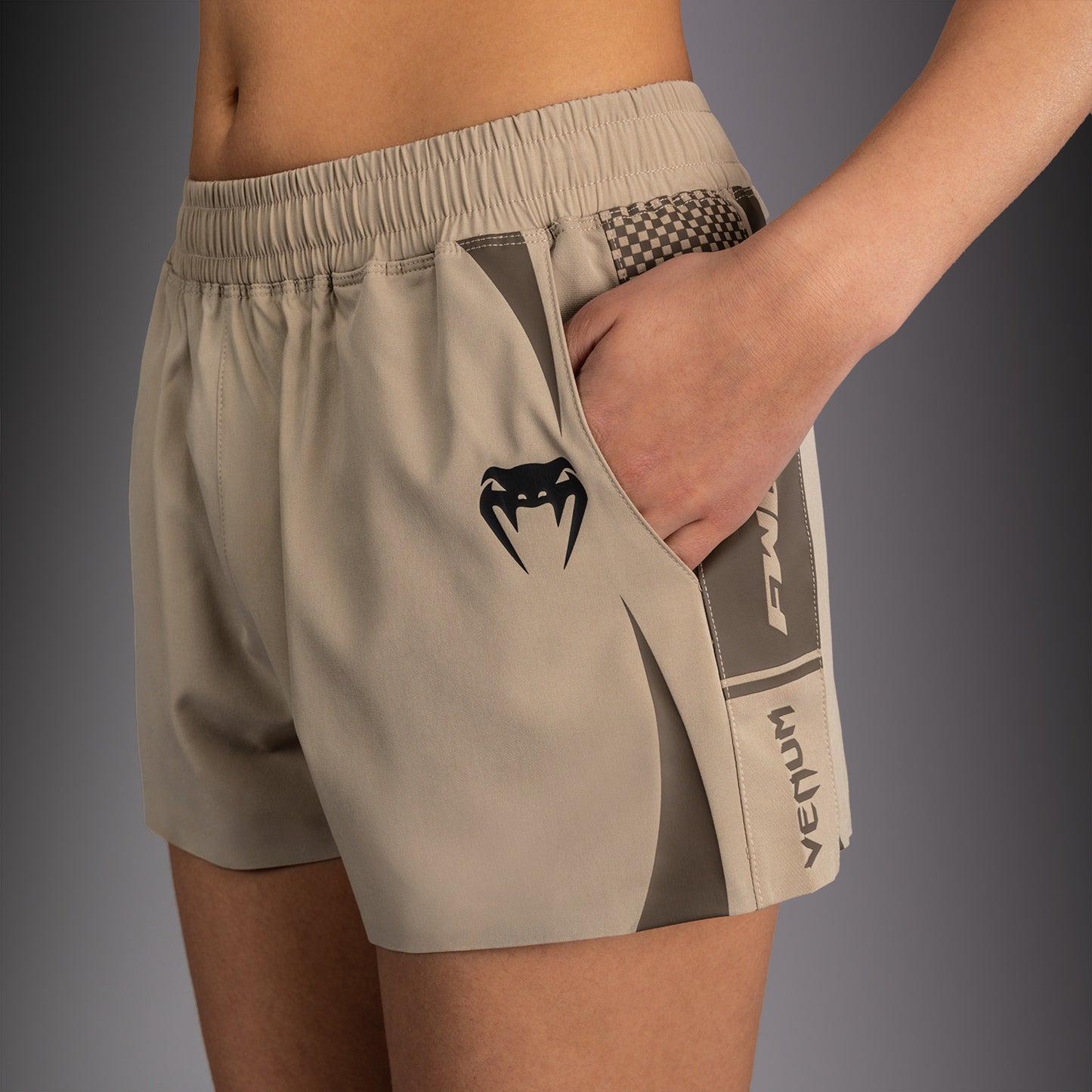 Venum UFC Unity by Venum Authentic Fight Week Pantaloncini Tecnici da Donna - Sabbia