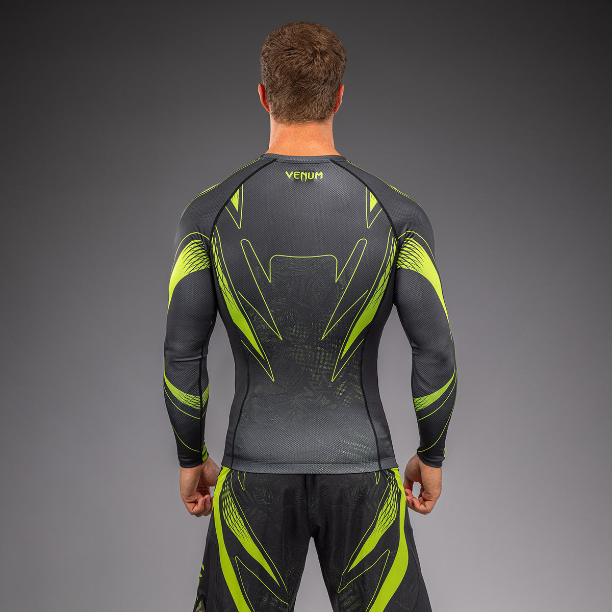 Venum Amazonia Reborn Maglia a compressione a maniche lunghe - Nero/Verde