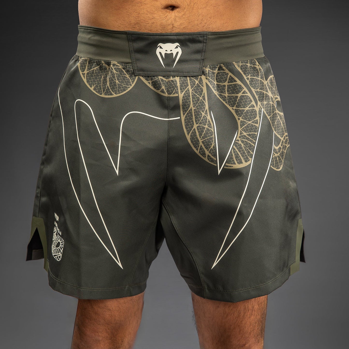 Venum Serpenti Pantaloncini da combattimento – Kaki/Bronzo/Avorio