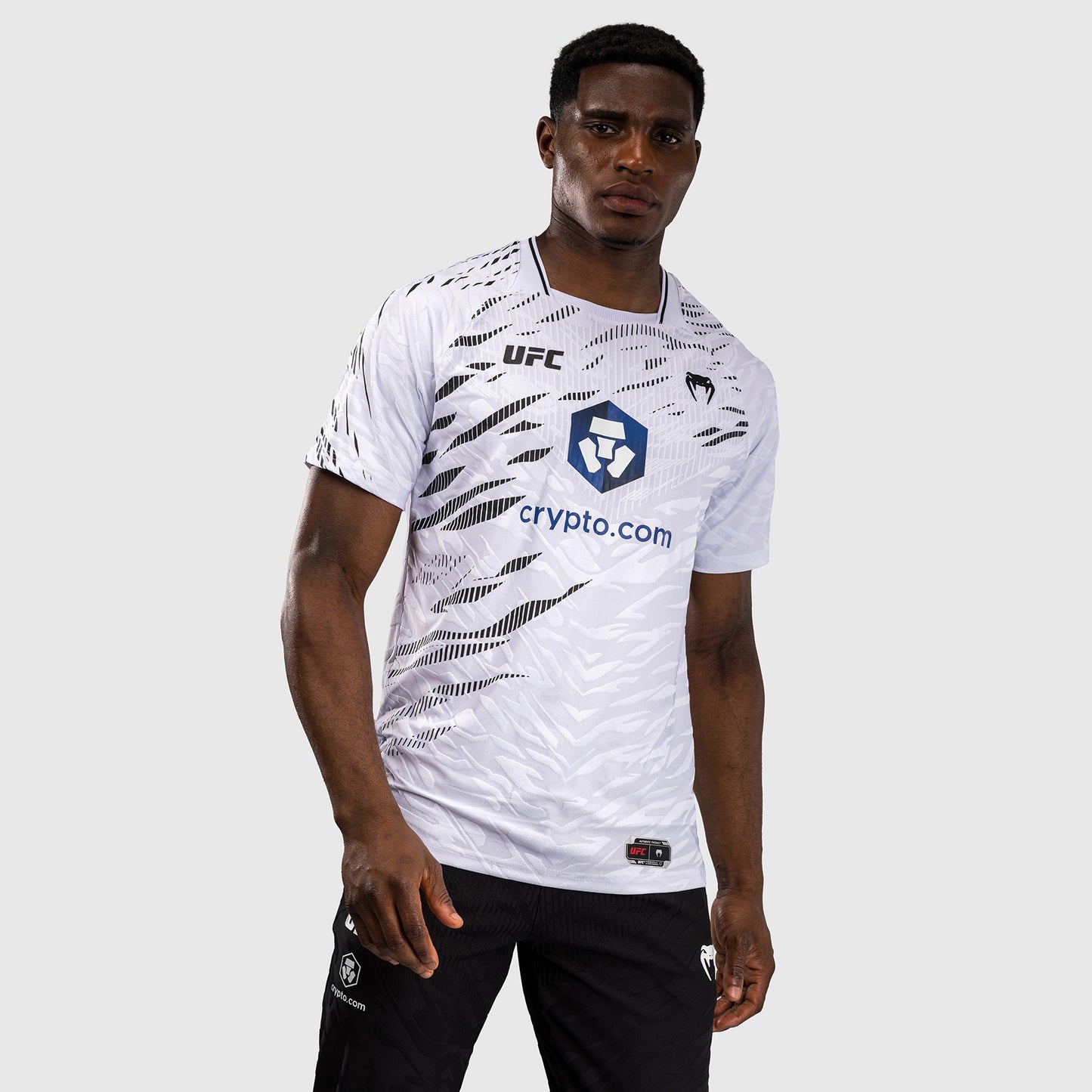 UFC Fusion by Venum Personalizzati Authentic Fight Night Maglietta da Gara per Uomo - Bianco