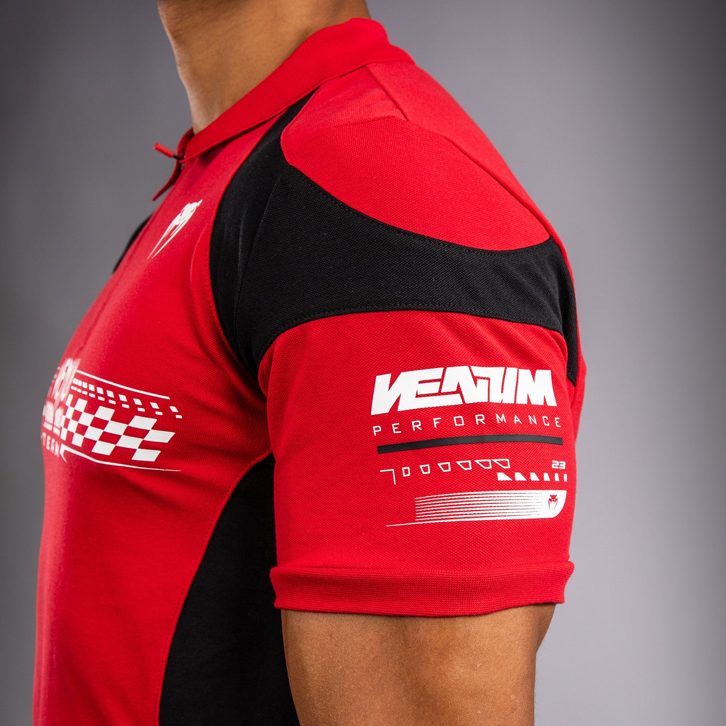 Venum Motorsport Polo in Cotone - Rosso Racer