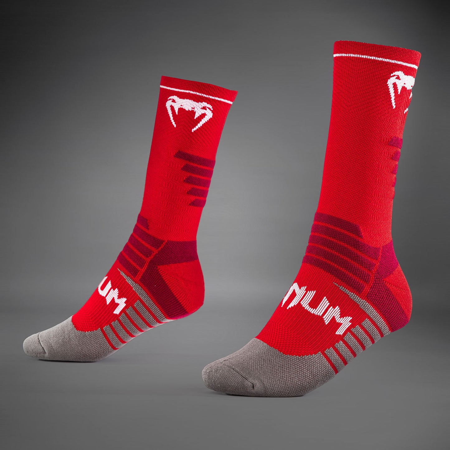 Venum Elite Calze Performance - Rosso/Bianco