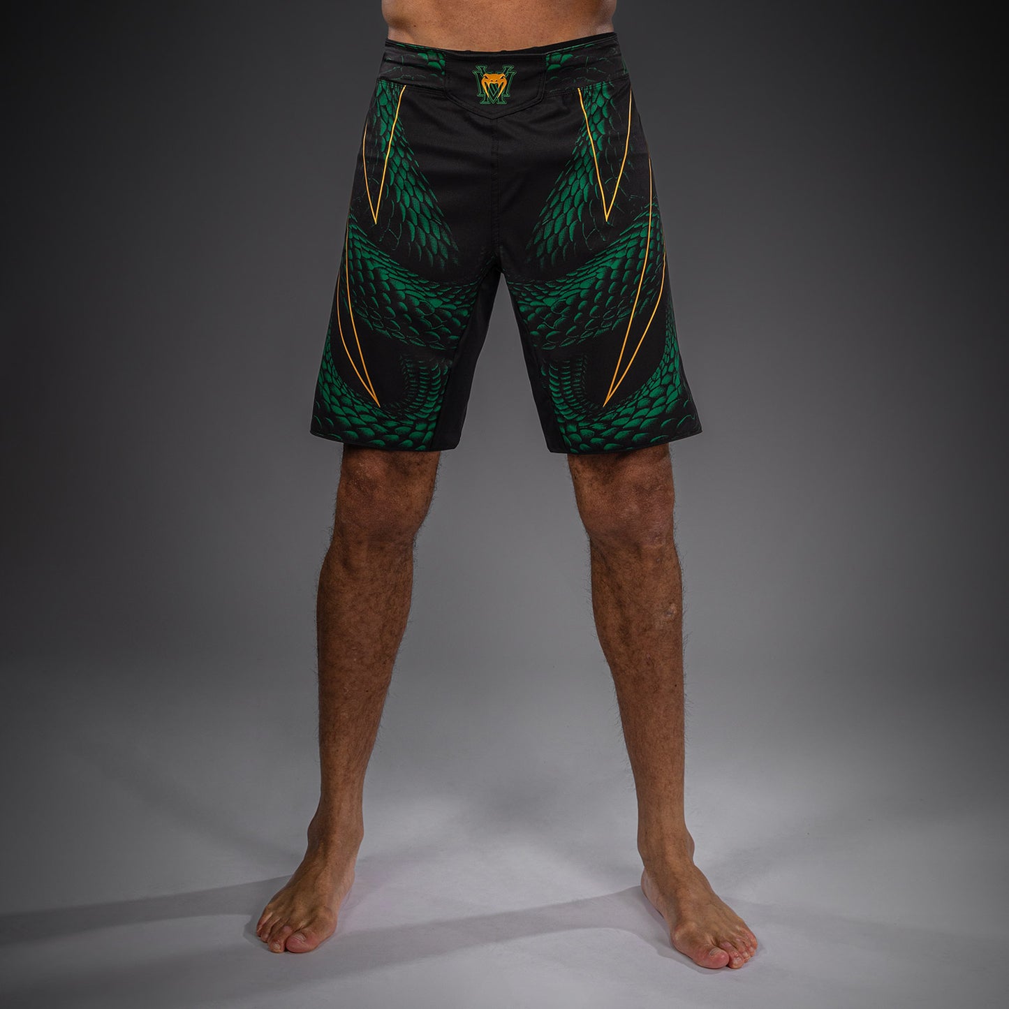 Venum Matupa Pantaloncini da Combattimento - Nero/Verde/Oro