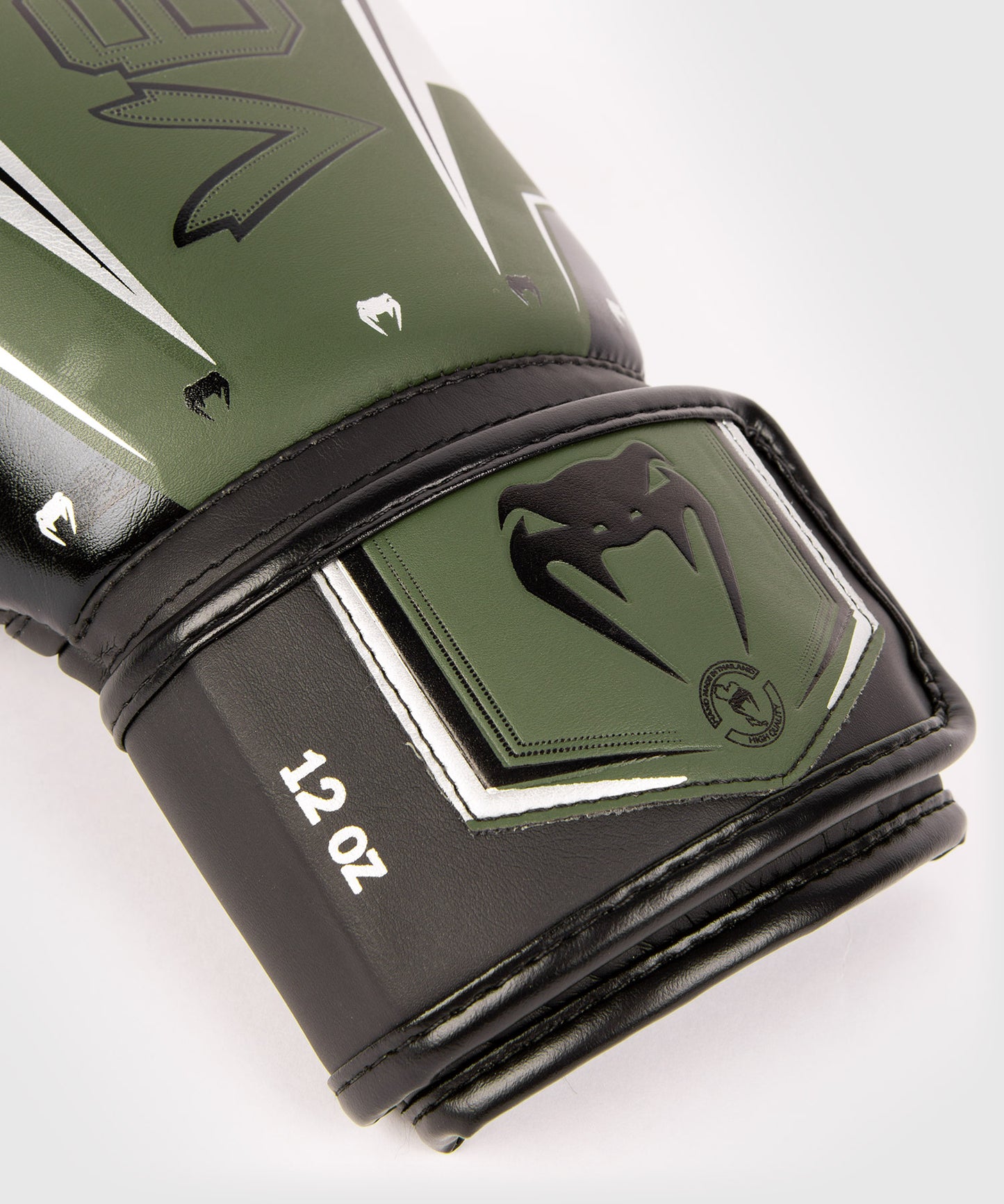 Guantoni da boxe Venum Elite Evo - Kaki/Argento