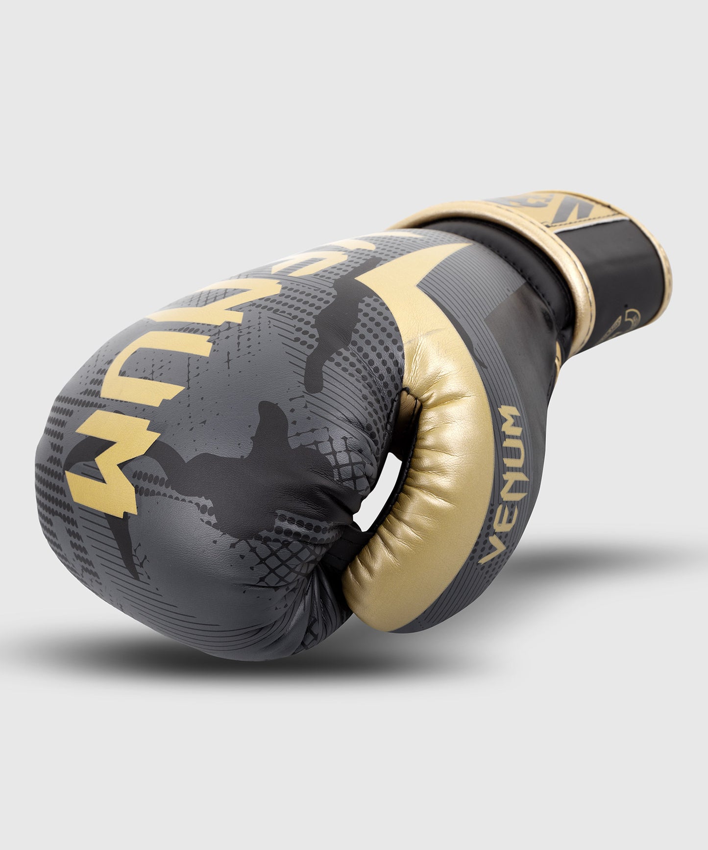 Guantoni da boxe Venum Elite - Camo/Oro