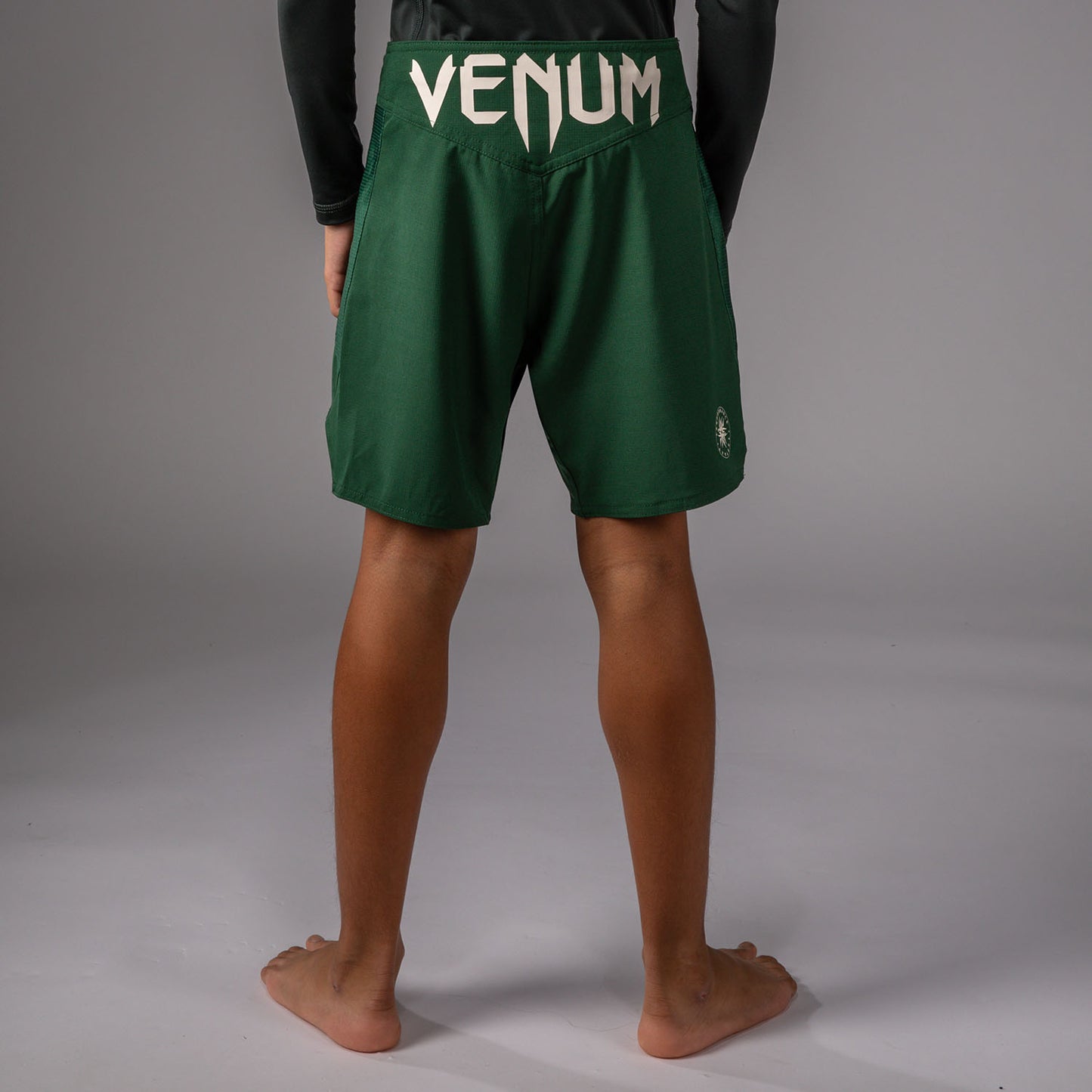 Venum Attack Pantaloncini da combattimento per bambini - Verde Foresta/Avorio