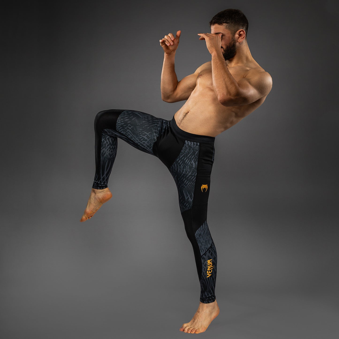Venum x Chimaev Spats - Nero/Grigio