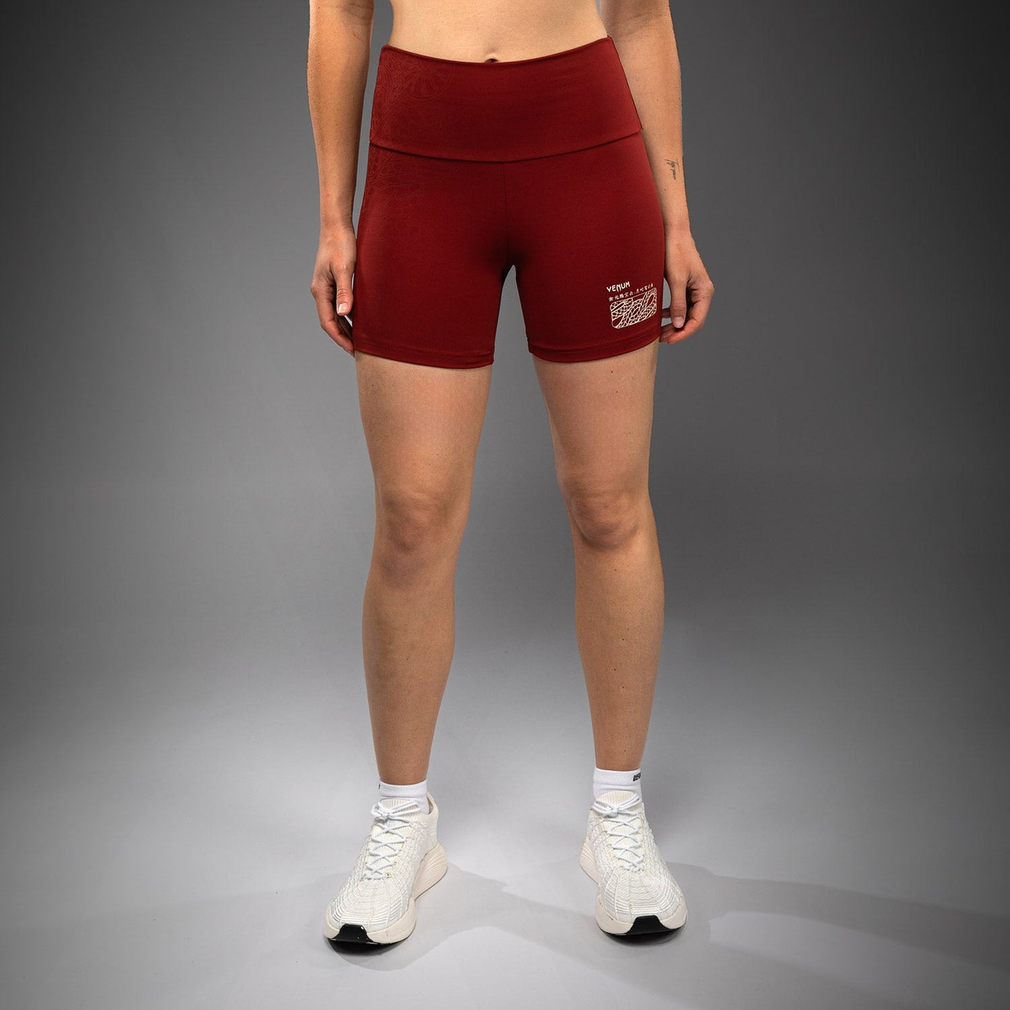 Venum Serpenti Pantaloncini Vale Tudo Donna – Borgogna/Avorio
