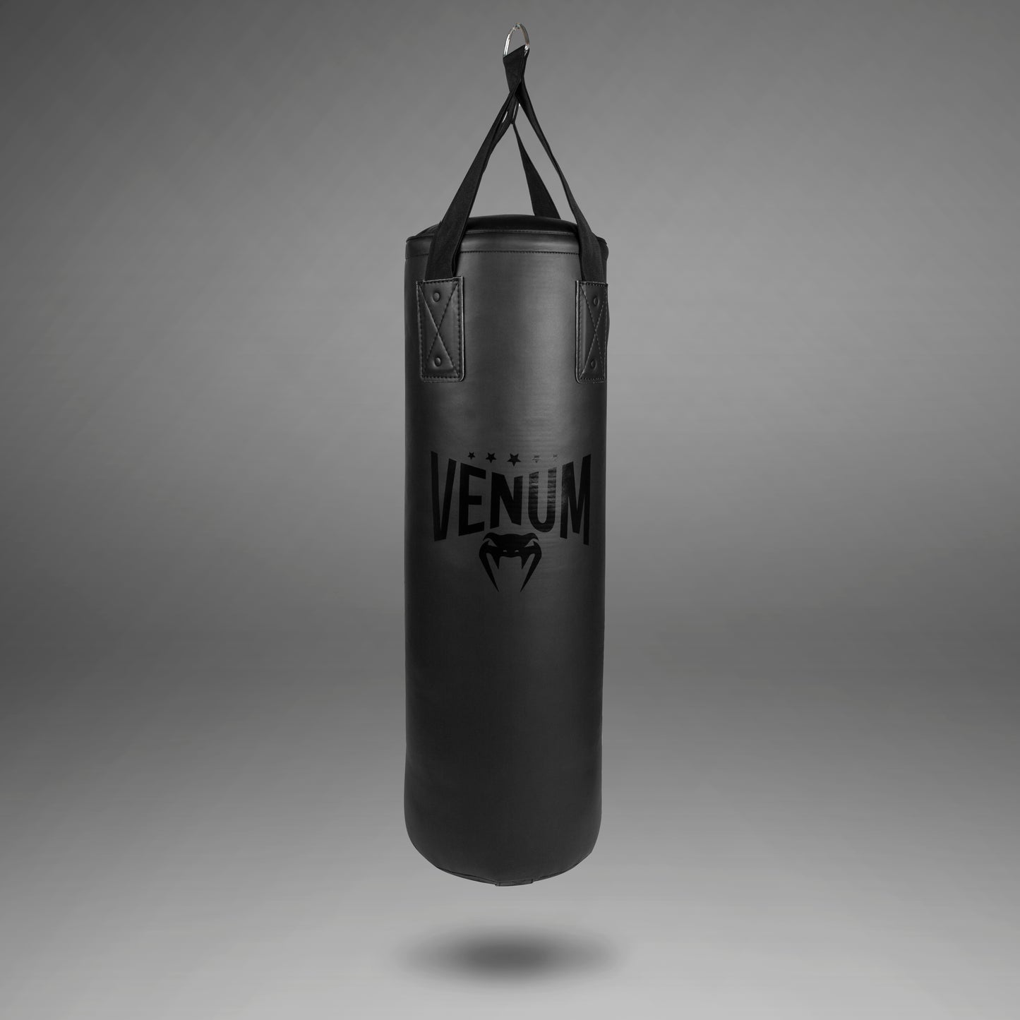 Venum Origins Sacco da boxe - Nero/Nero (montaggio a soffitto incluso)