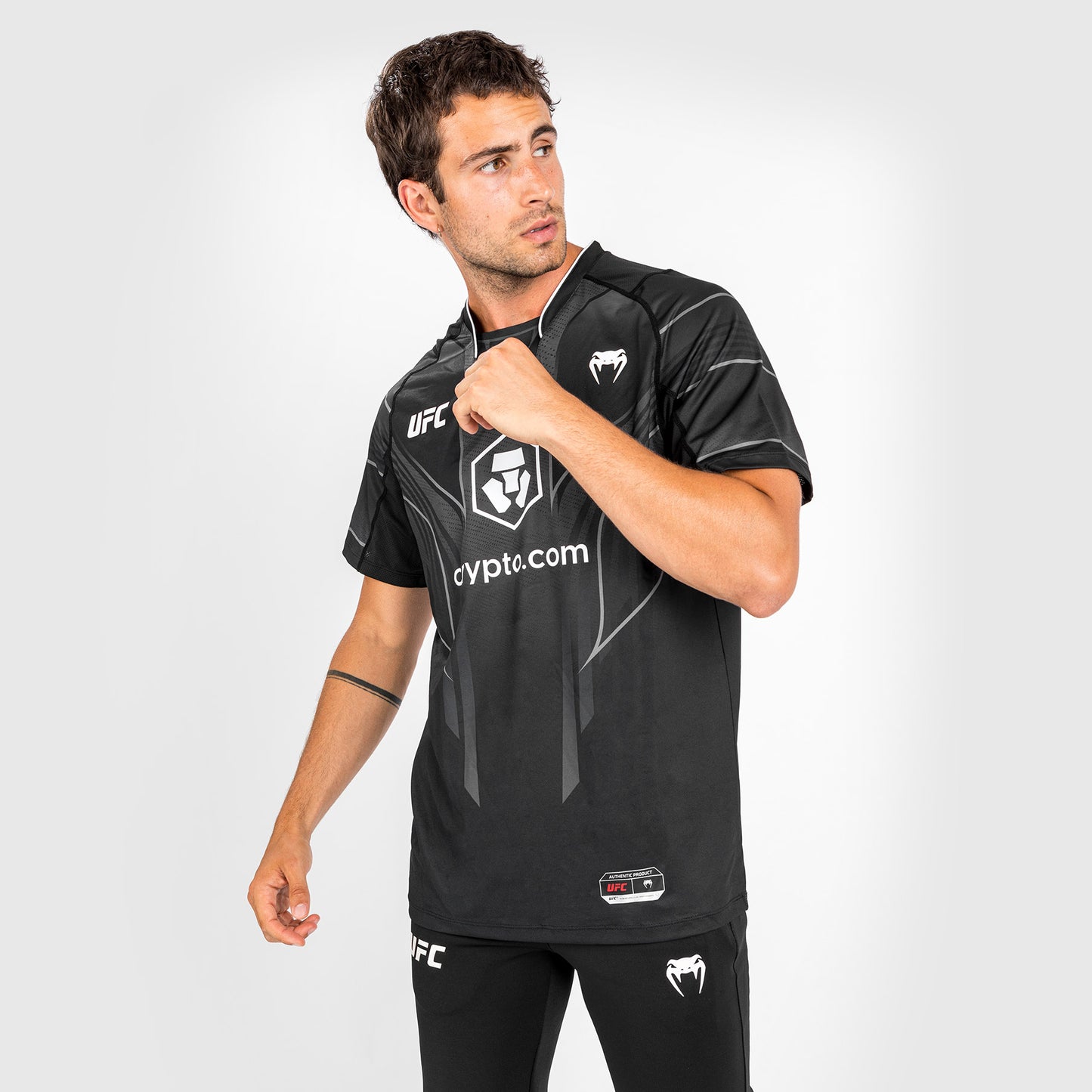 Maglia UFC Venum Authentic Fight Night 2.0 Uomo - Nero