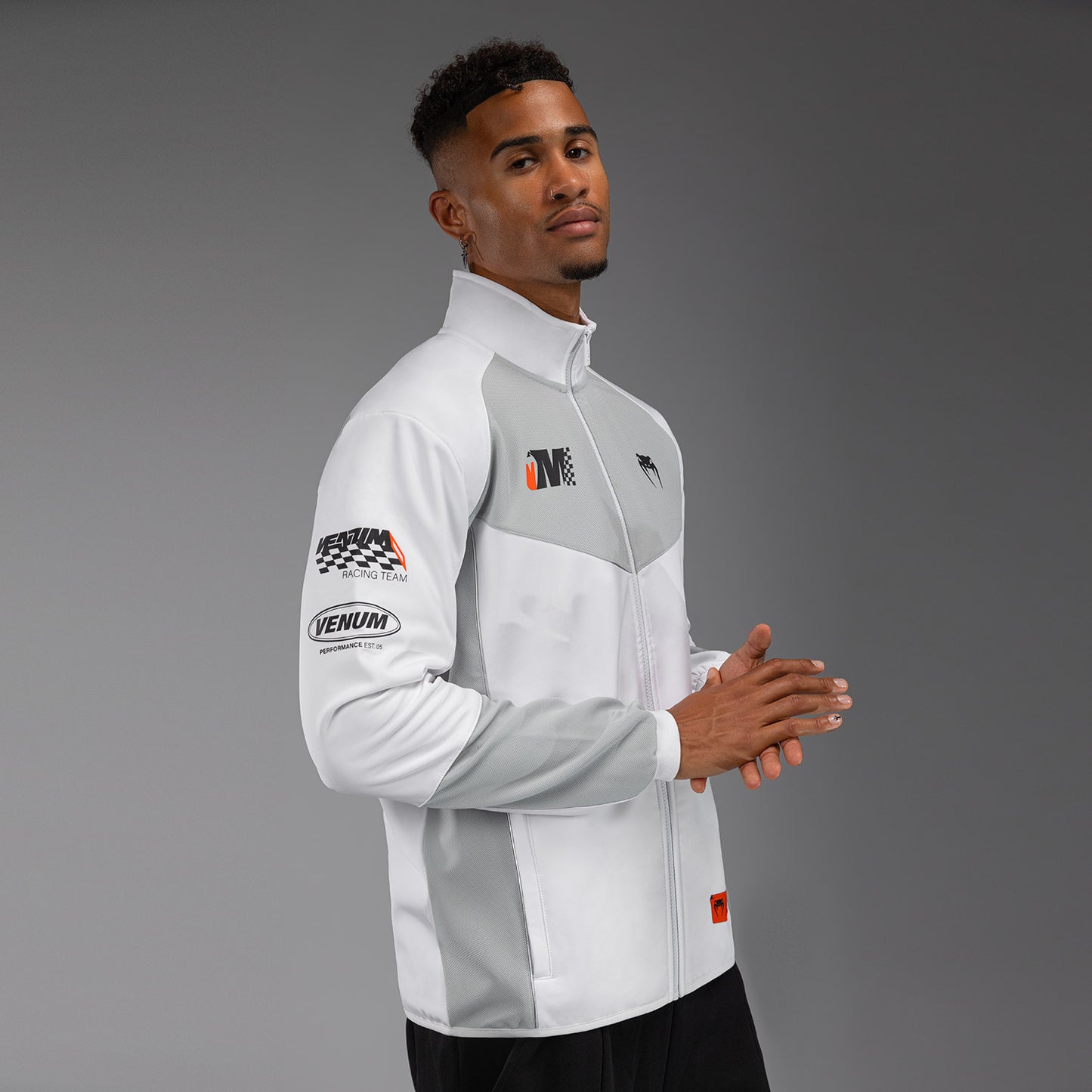 Venum Motorsport Giacca Softshell - Bianco Neve