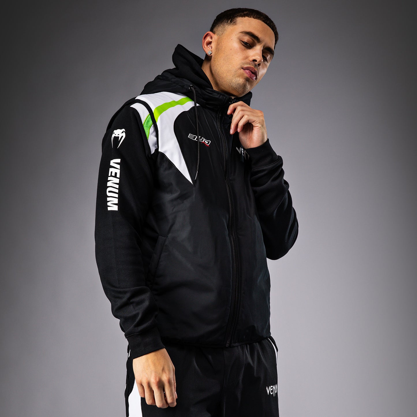 Venum x Bud Racing Giacca senza maniche Uomo - Nero/Bianco/Verde lime