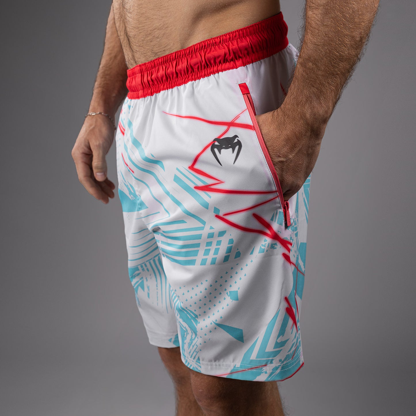 UFC Fusion By Venum Miami Edition Fight Week Performance Pantaloncini da uomo - Bianchi
