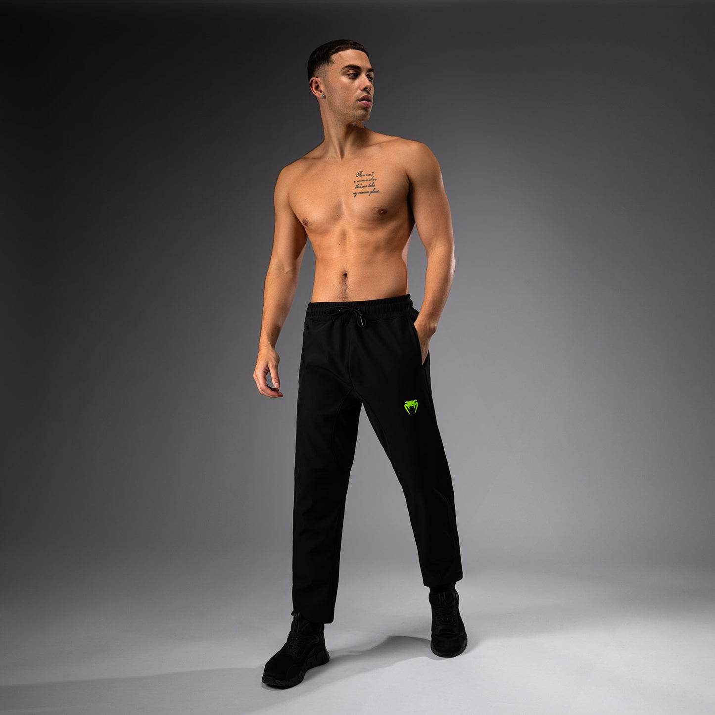 Venum Training Camp 4.0 Joggers - Nero/Neon Green