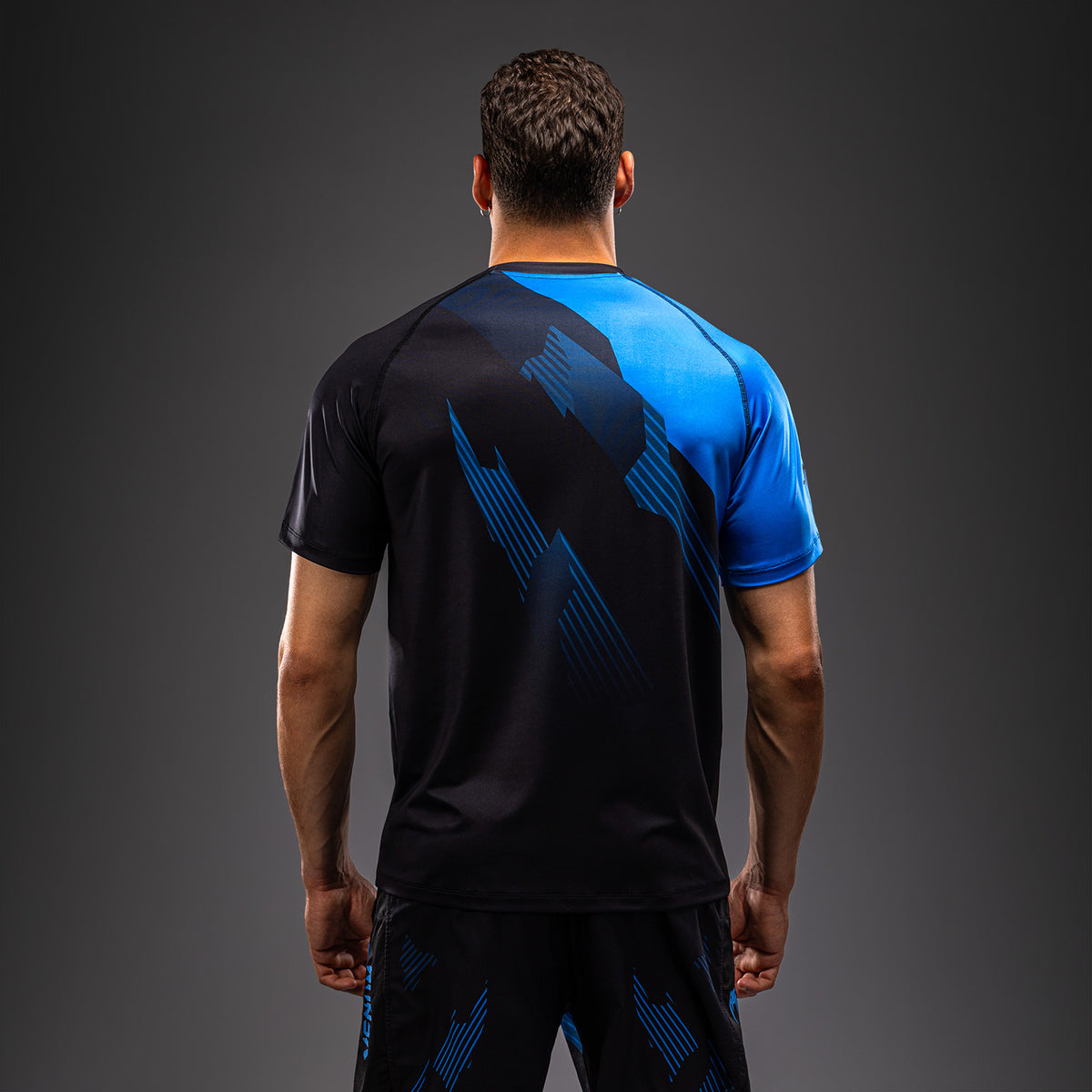 Venum No-Gi 6.0 Maglietta Dry Tech - Nero/Blu