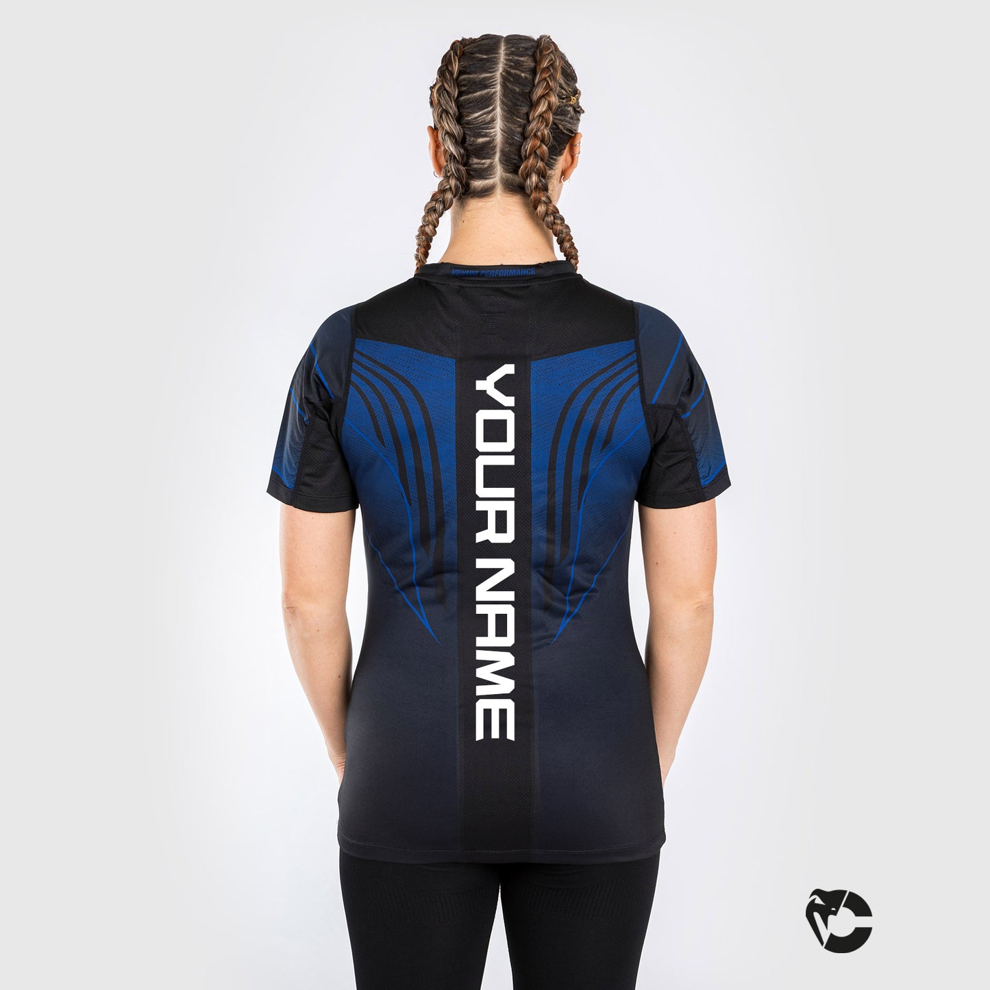 Maglia Walkout da donna UFC Venum personalizzata Authentic Fight Night 2.0 - Midnight Edition