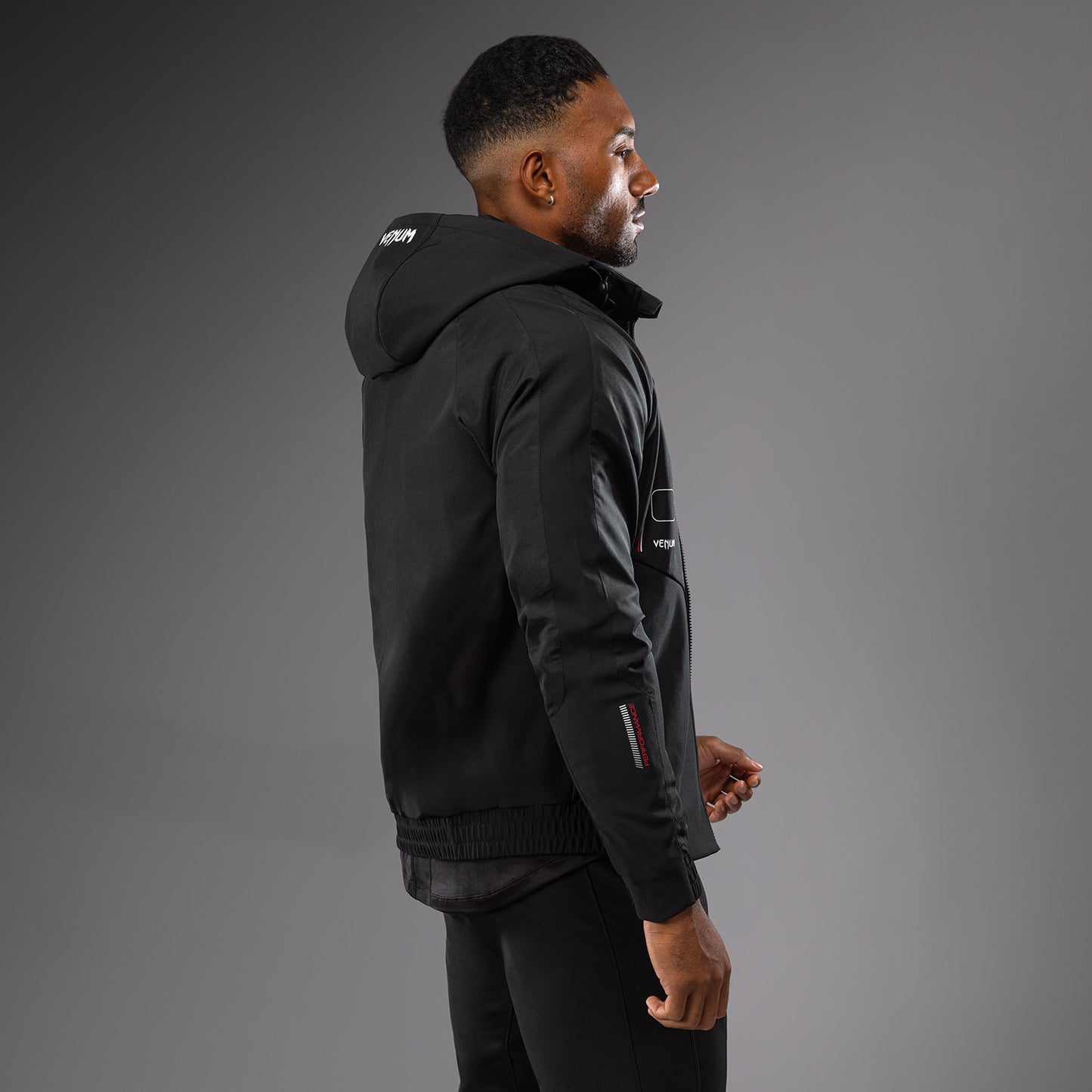 Venum Tactical XT Giacca da pista uomo - nero/rosso fuoco