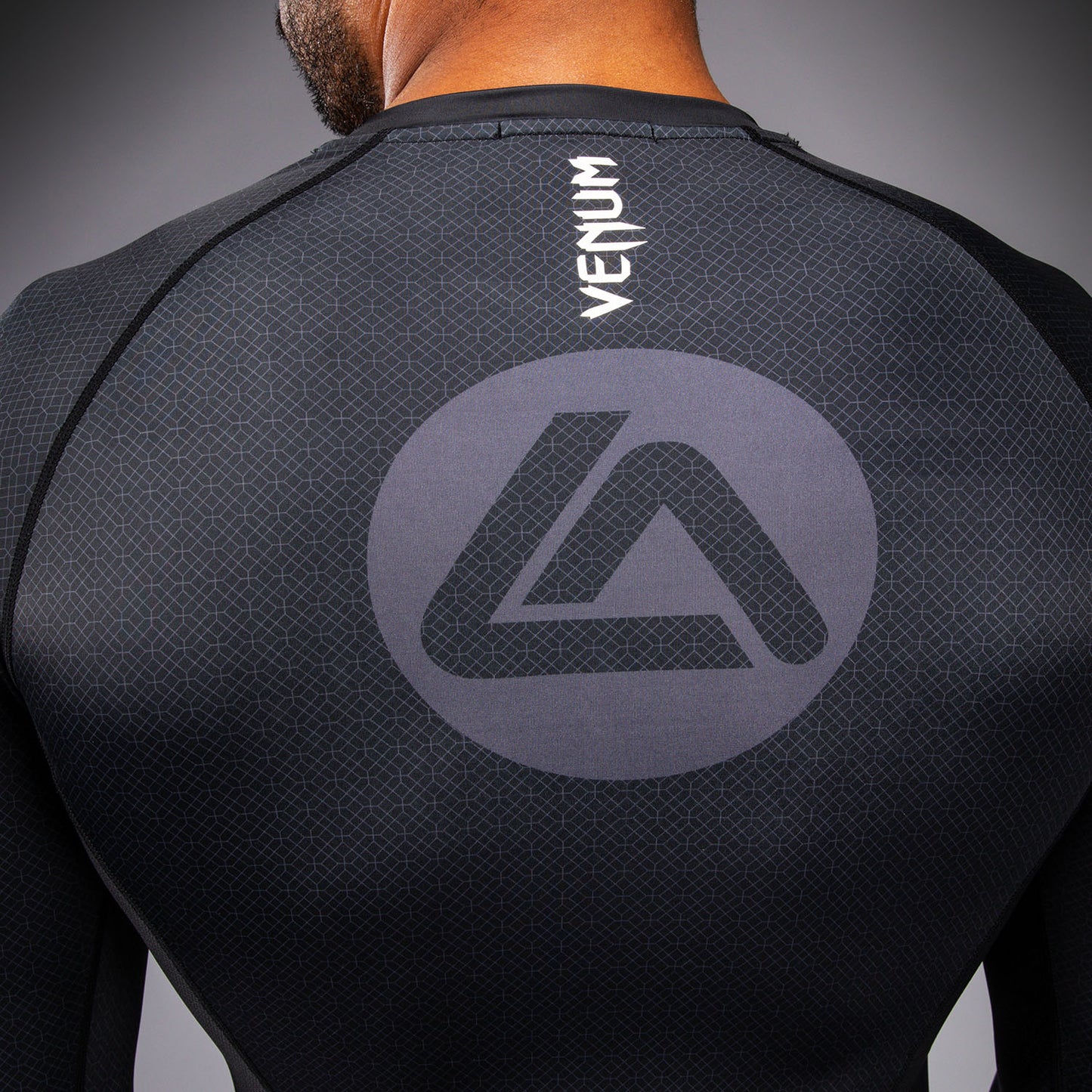 Venum x Roger Gracie Academy Rashguard a Maniche Lunghe - Nero