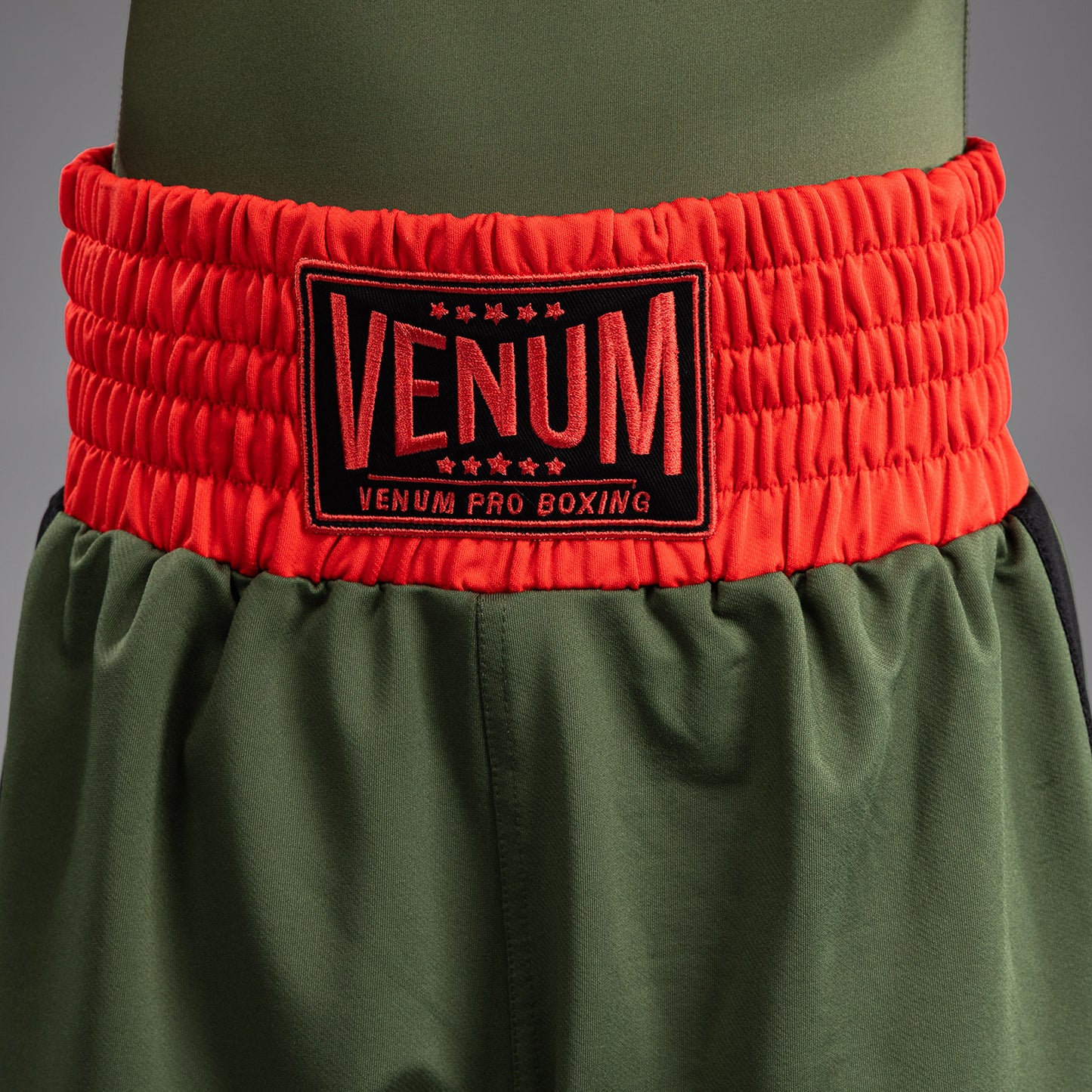Venum Classic Pantaloni da Boxe per Bambini - Verde Militare/Arancione
