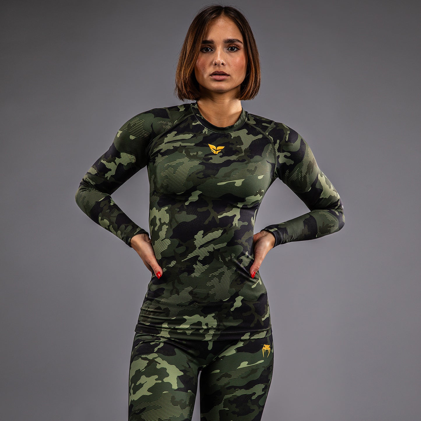 Venum x Sophia Rose  Donna Manica Lunga Rashguard - Forest Camo
