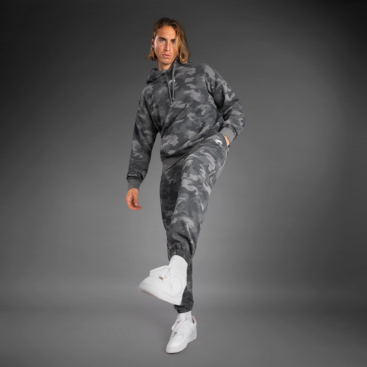Venum Vortex XL Felpa con cappuccio da Uomo - Camo antracite