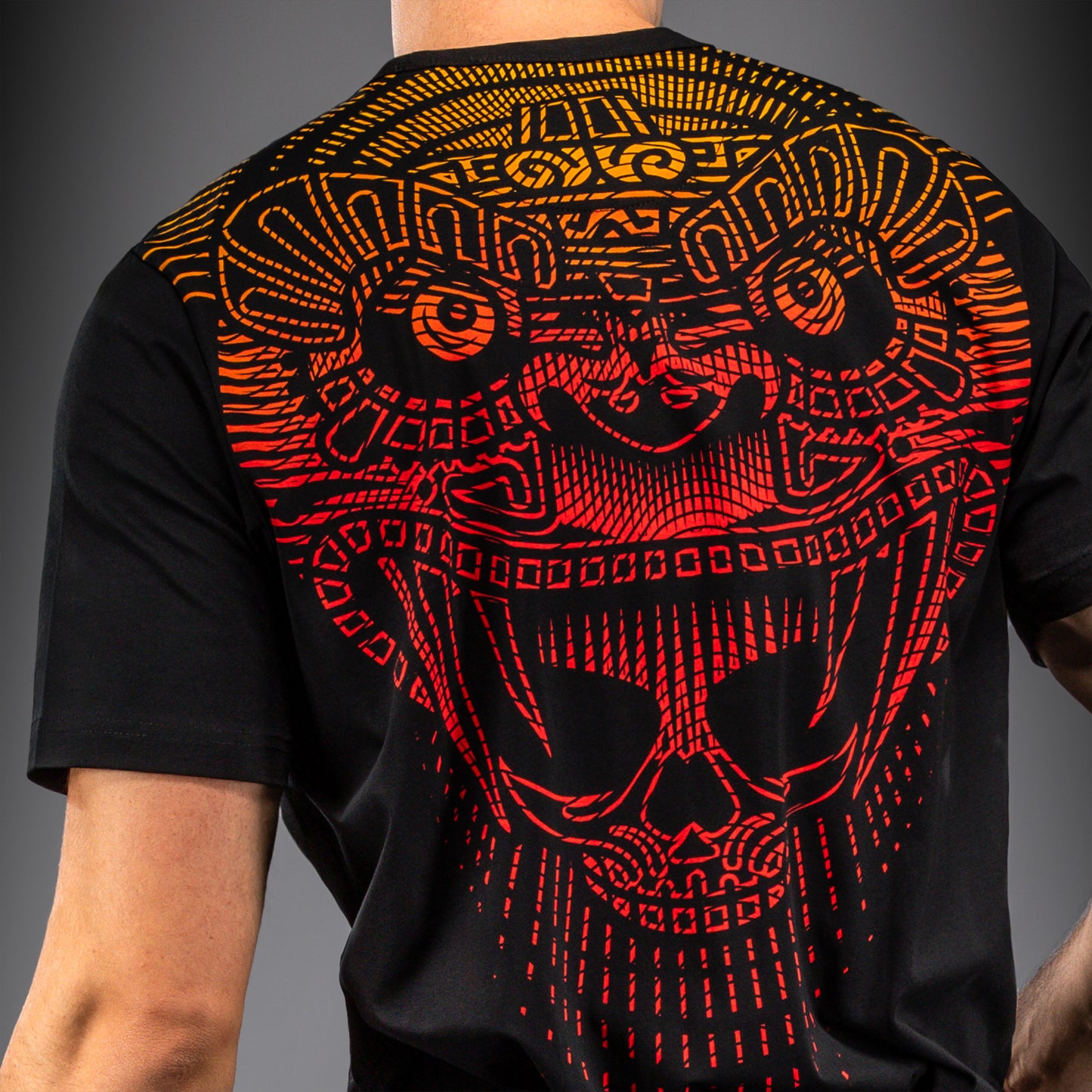 Venum Quetzal Fury T-Shirt - Nero/Rosso Fury/Arancio