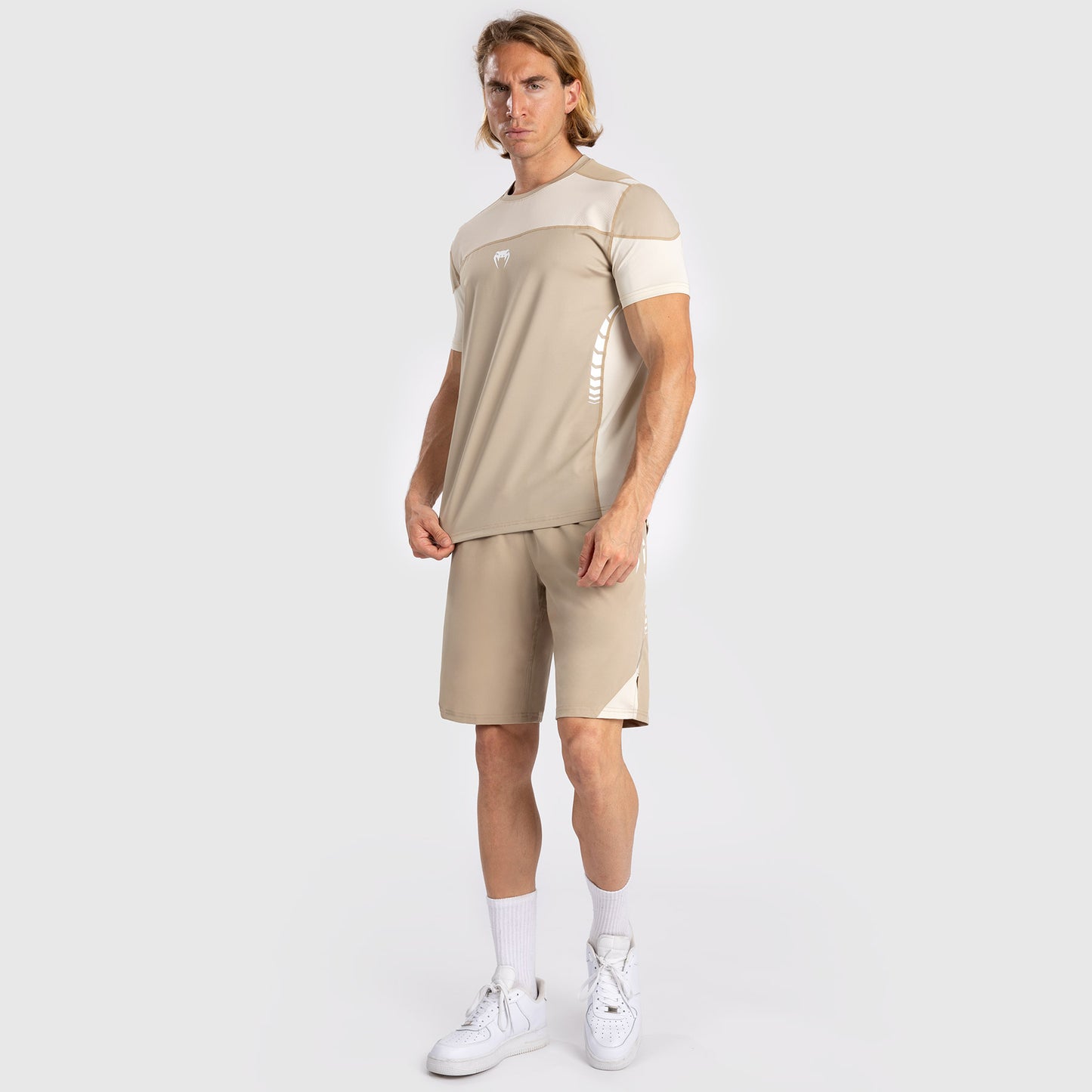 Venum Tempest Maglietta da Uomo Dry-Tech - Beige/Sabbia