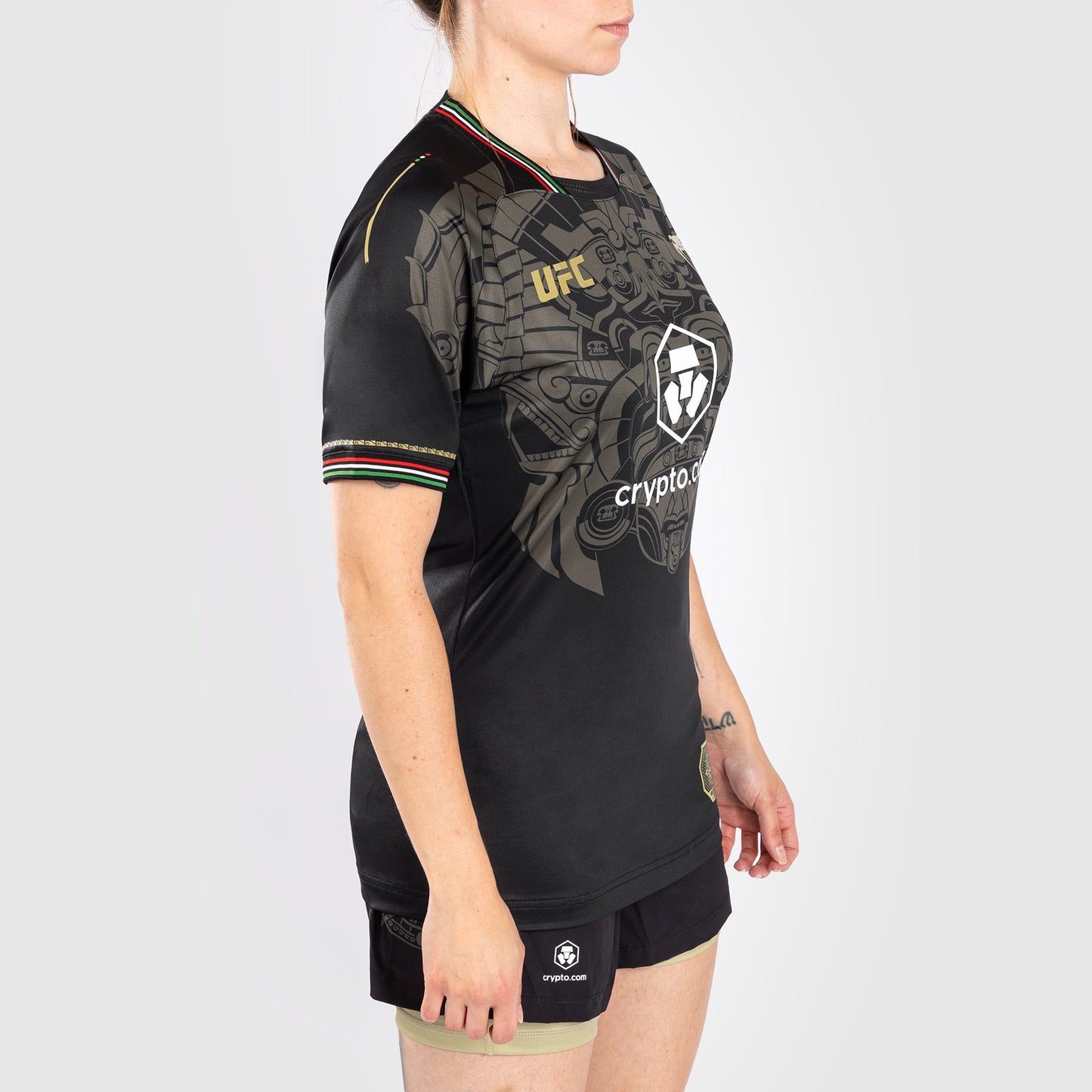 Noche UFC by Venum Authentic Fight Night T-shirt Dry Tech da donna - Nera