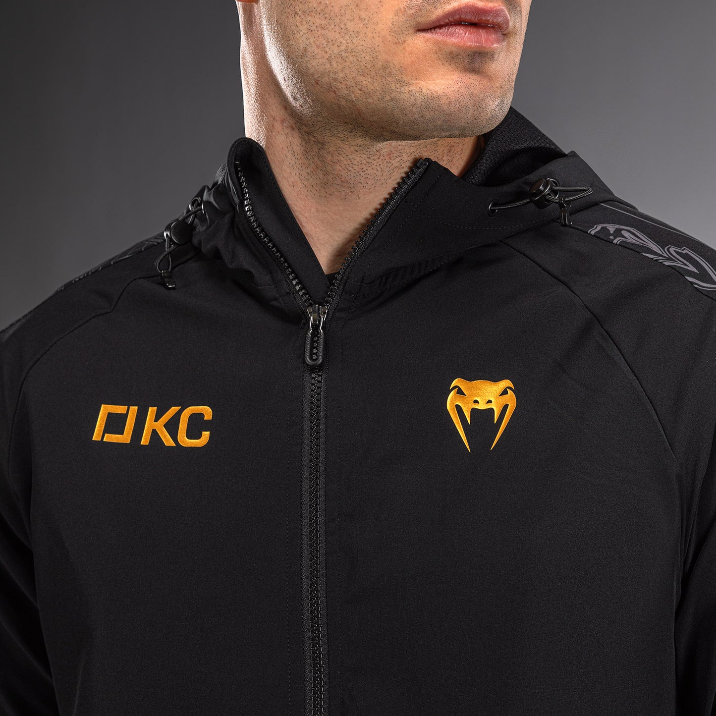 Karate Combat by Venum Giacca da Tuta – Nero/Grigio