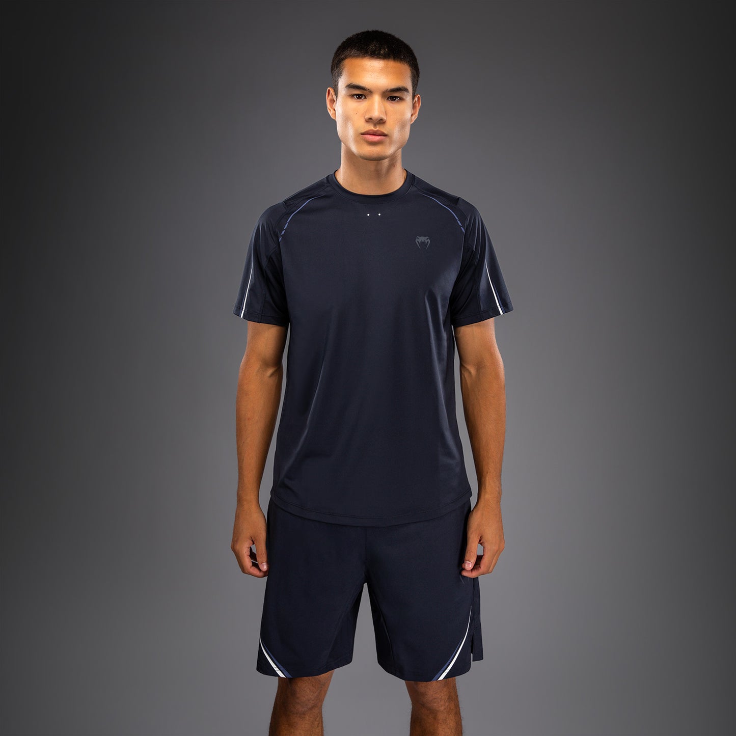 Venum G-Core Maglietta Dry Tech - Blu Navy/Bianco