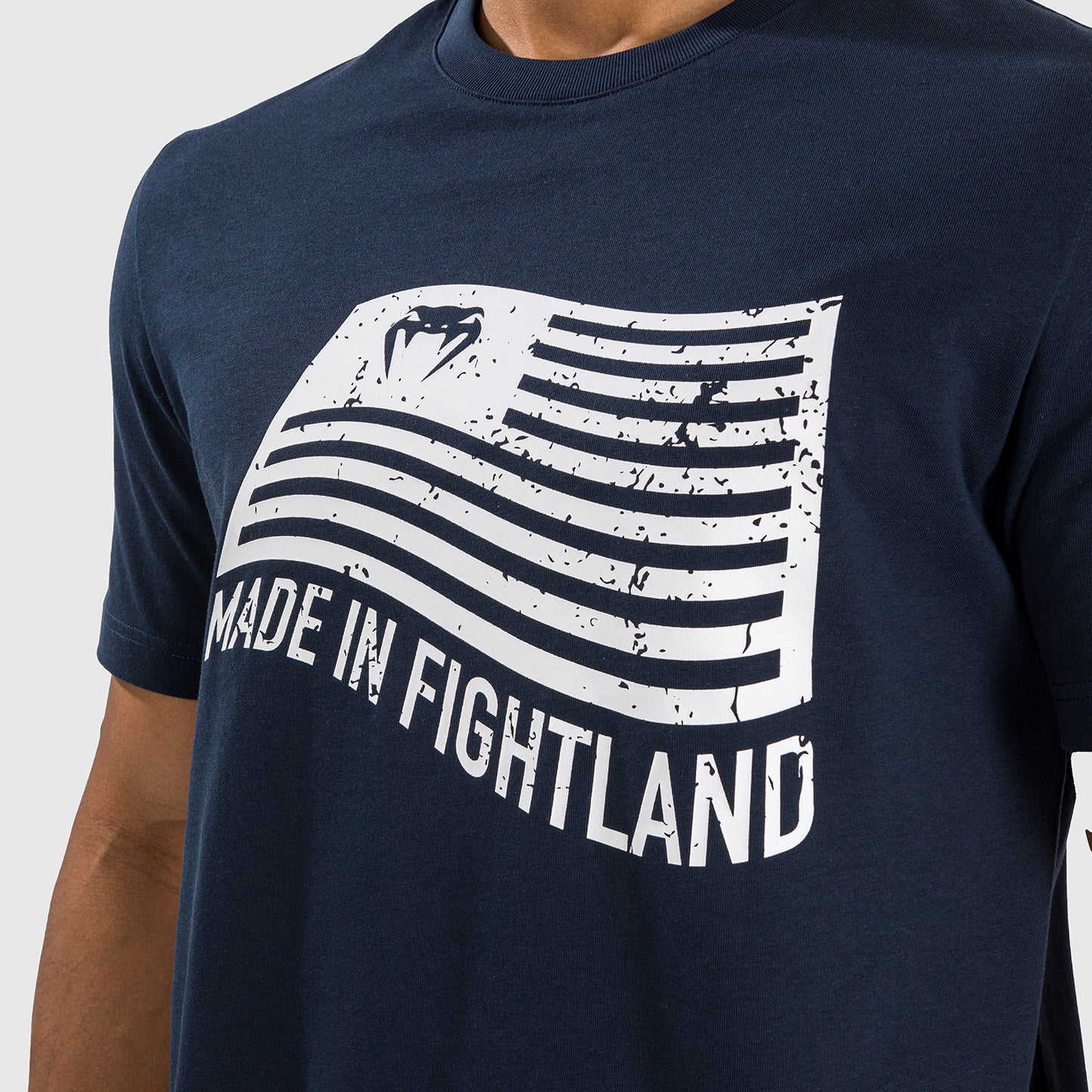Venum Made in Fightland Maglietta - Blu navy/bianco